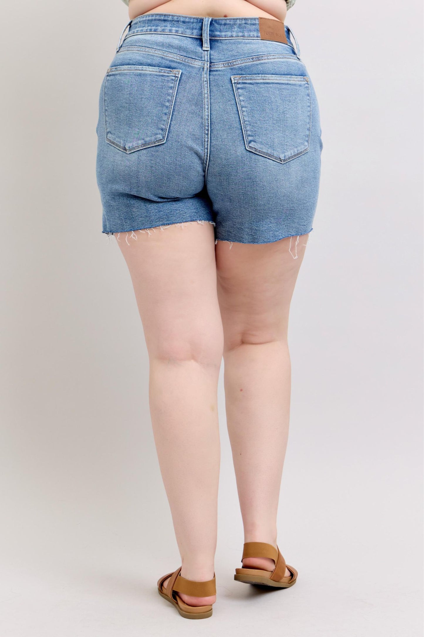 Judy Blue High Rise Distressed Cutoff Shorts