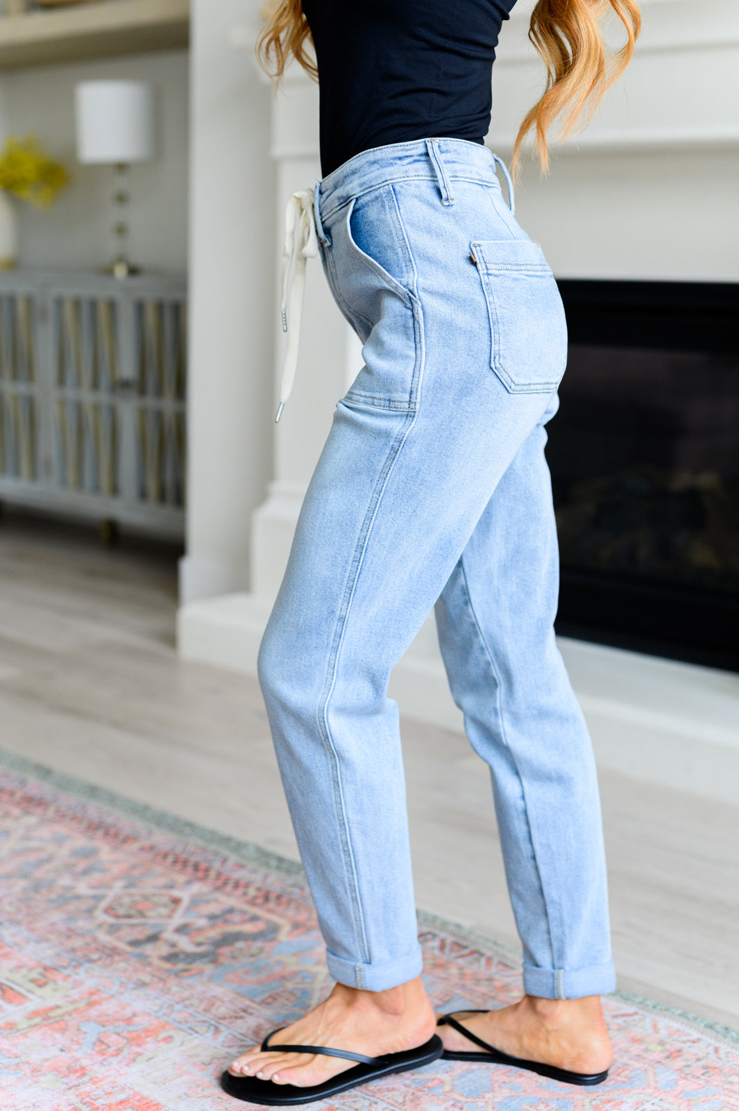 Judy Blue Rise Vintage Denim Jogger