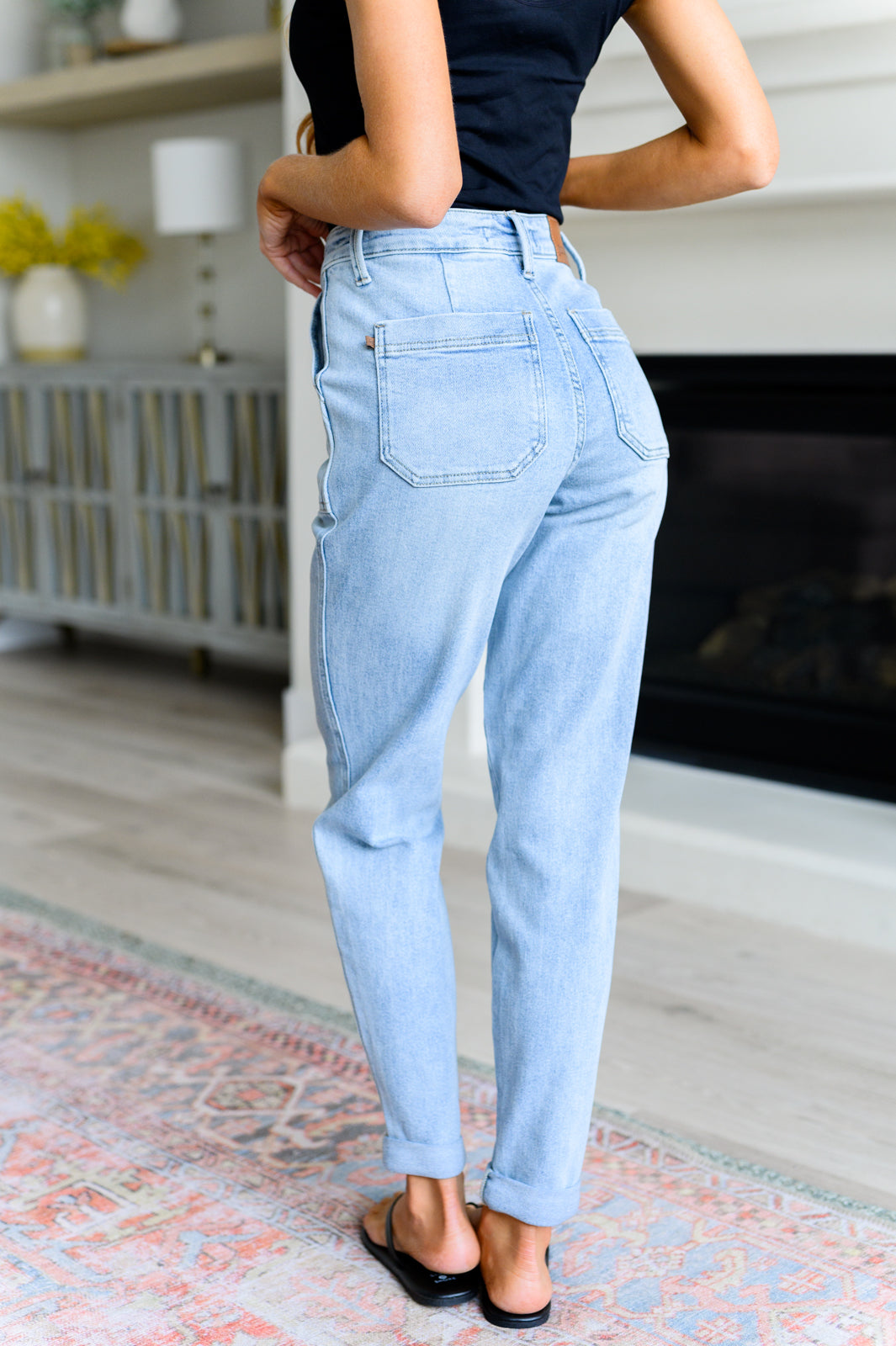 Judy Blue Rise Vintage Denim Jogger
