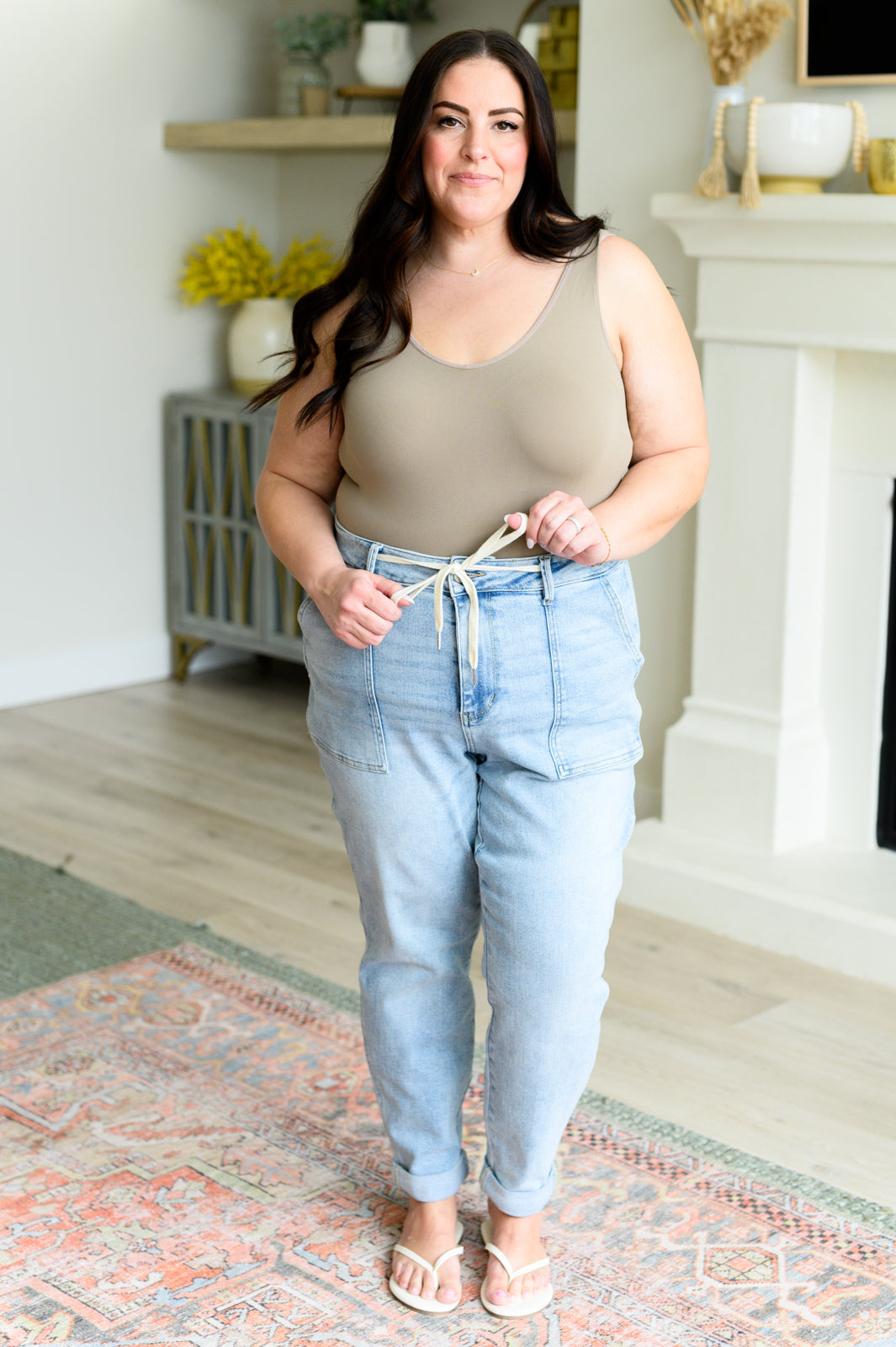 Judy Blue Rise Vintage Denim Jogger