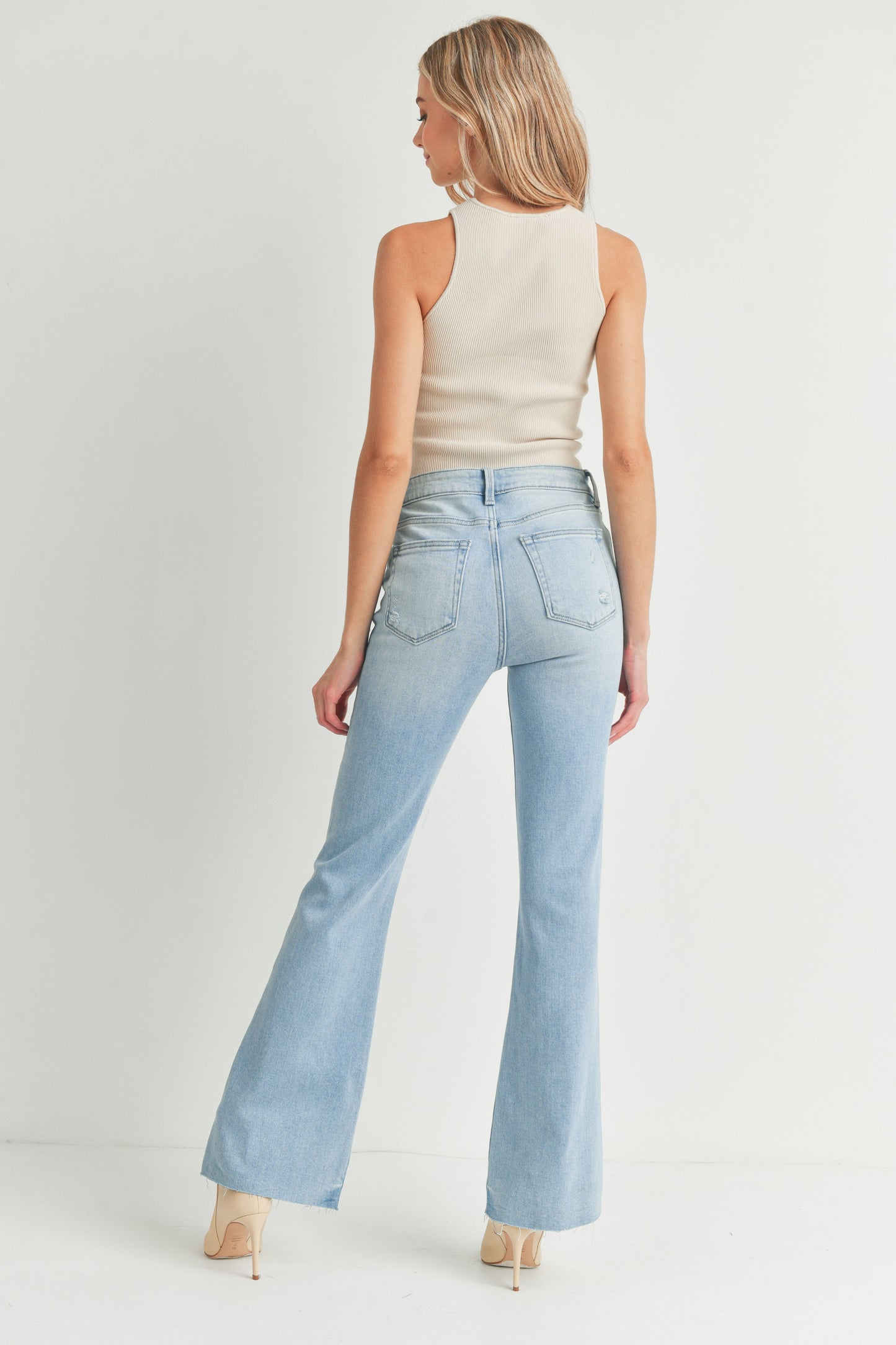 Just Black Denim Light Flare Jean