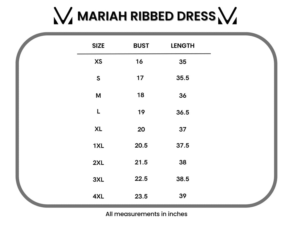 Daisy Blues Ribbed Dress