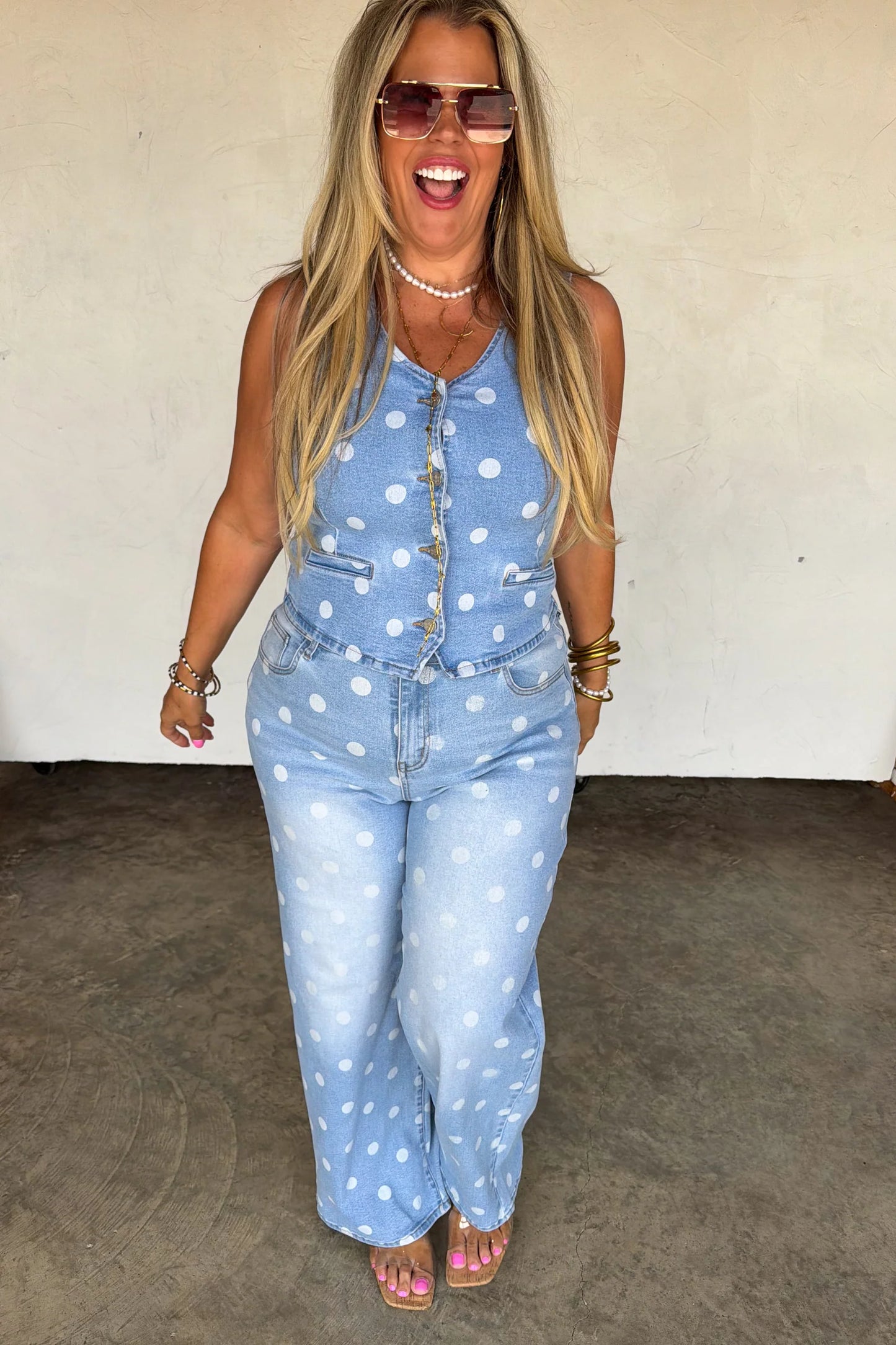 Pre order: Spot On Polka Dot Jeans