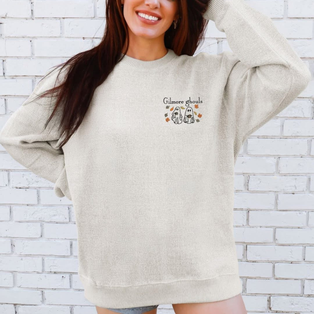 Gilmore Ghouls Embroidered Sweatshirt