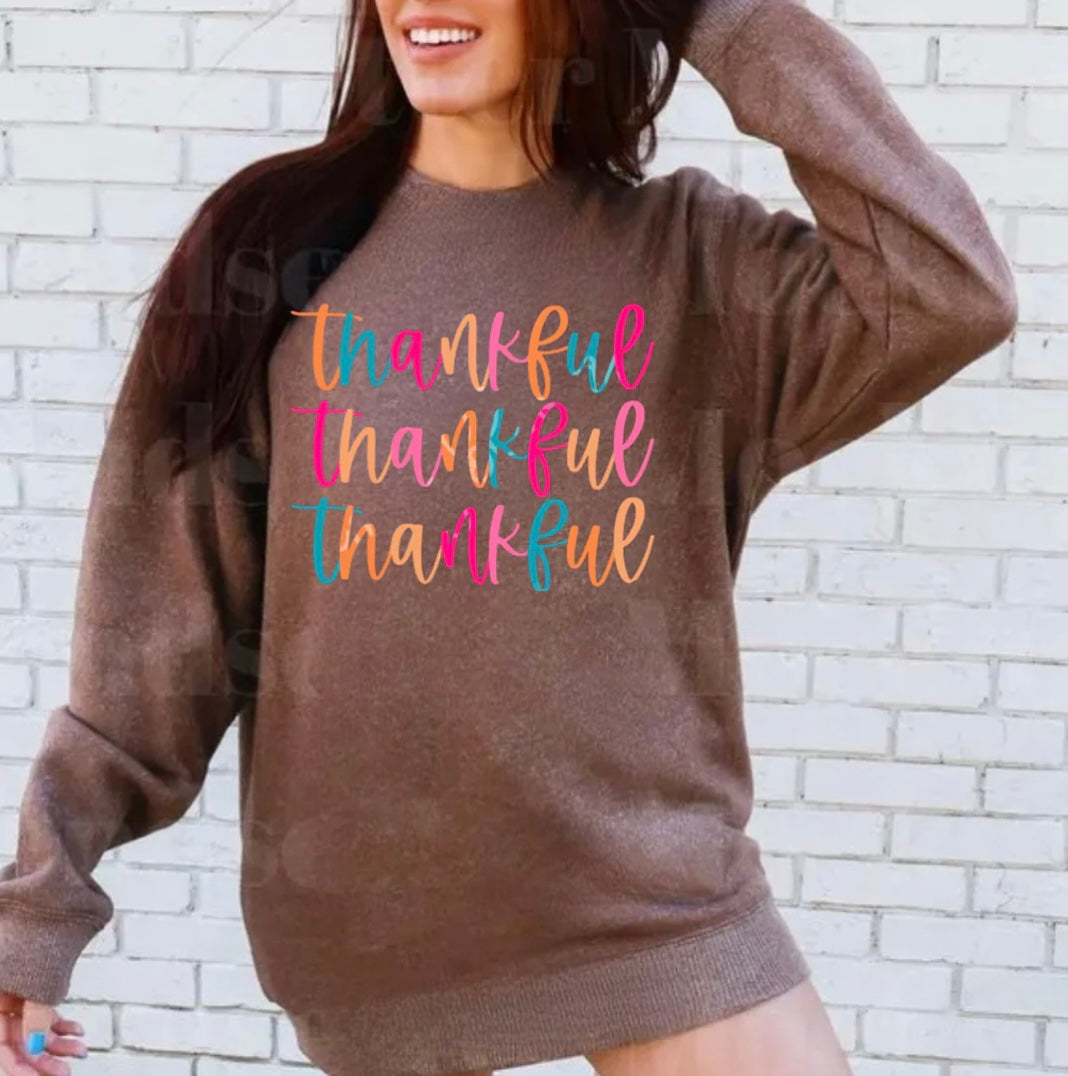 Thankful Times Three Sweatshirt