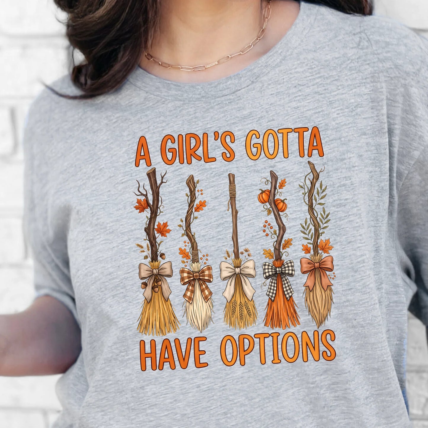 Witches Broom Options Graphic Tee - 3 colors