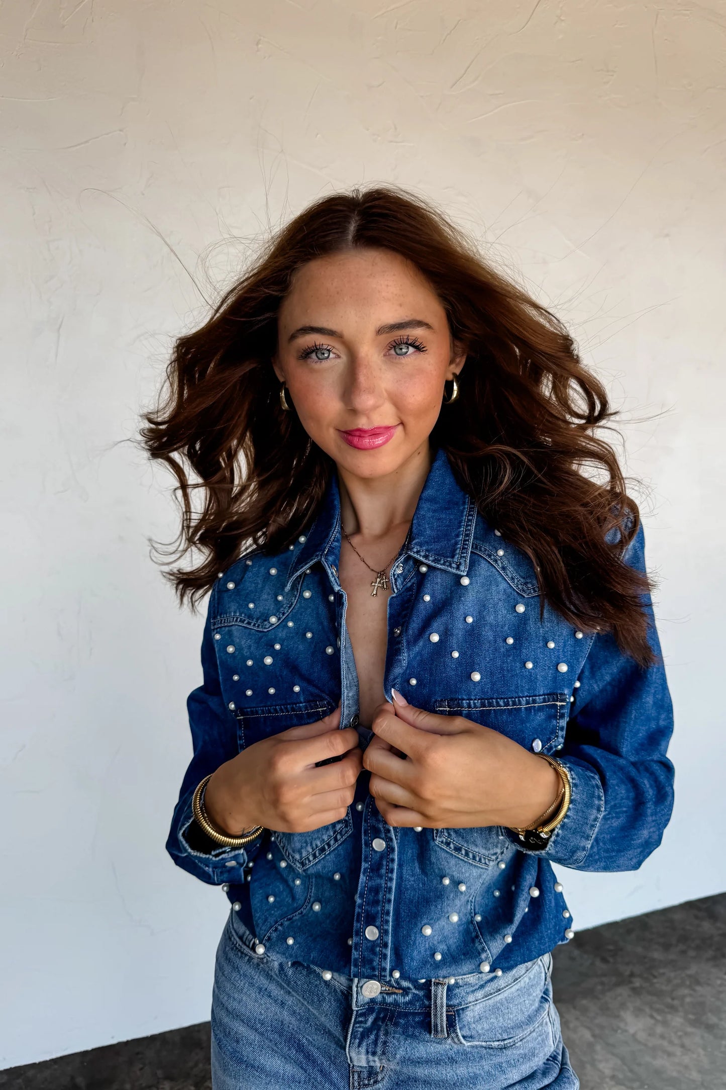 Pre Order: Dolly Denim Top