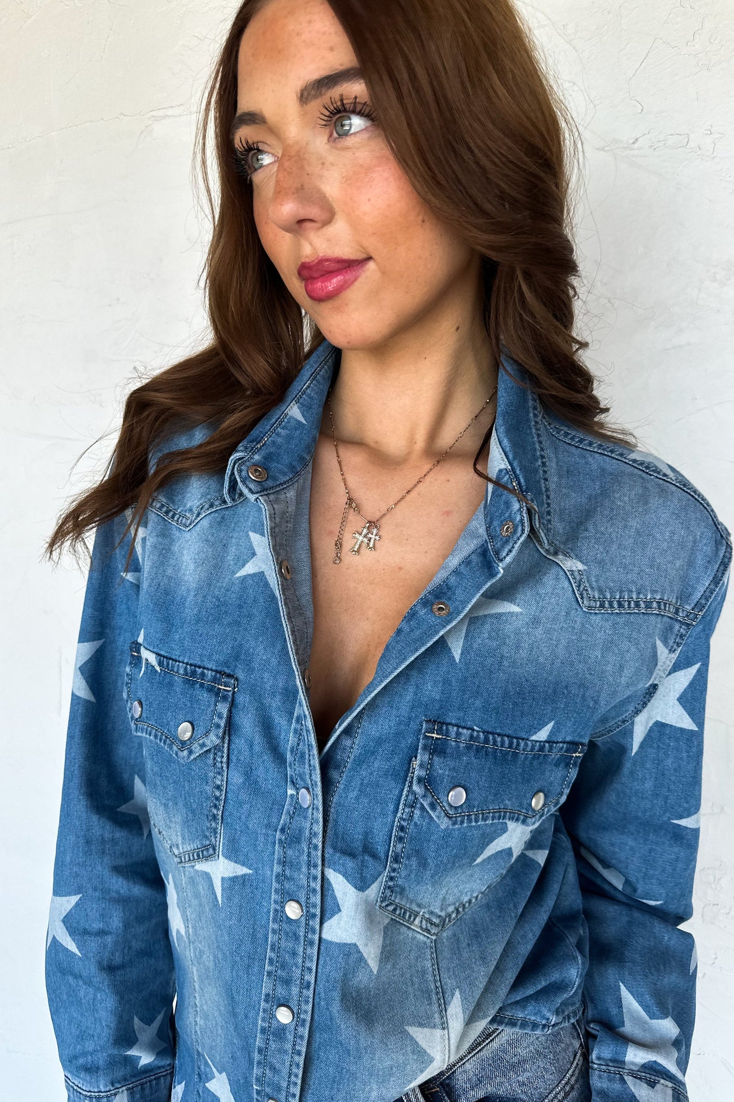 Pre Order: Dolly Denim Top