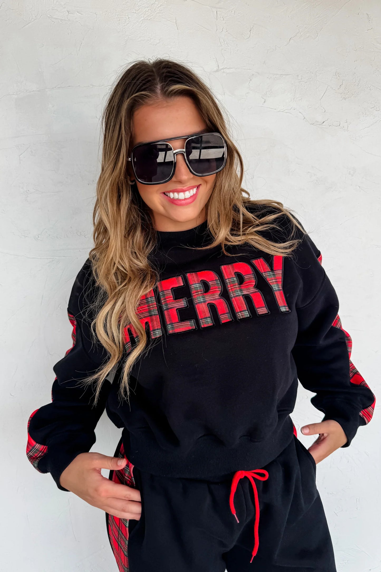 Pre Order: Merry Plaid Pant Set