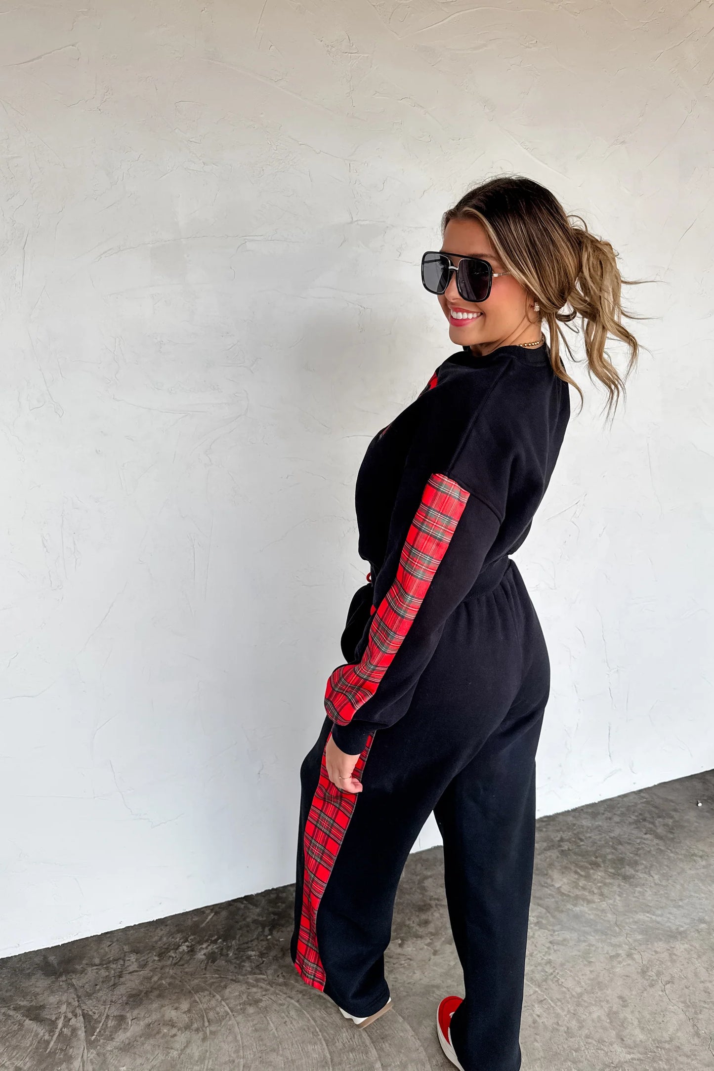 Pre Order: Merry Plaid Pant Set