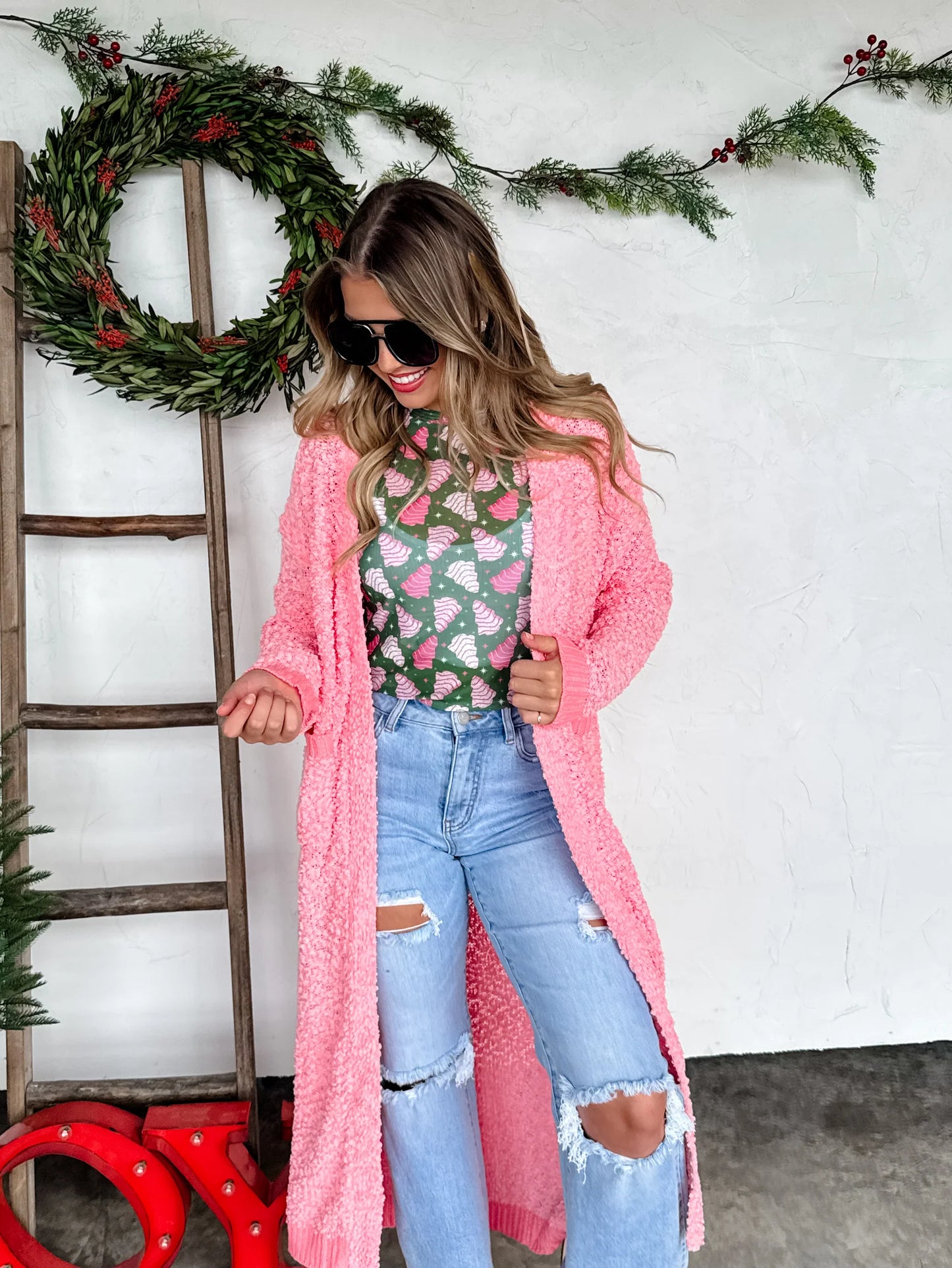 Pre Order: Poppy Knit Popcorn Cardigan