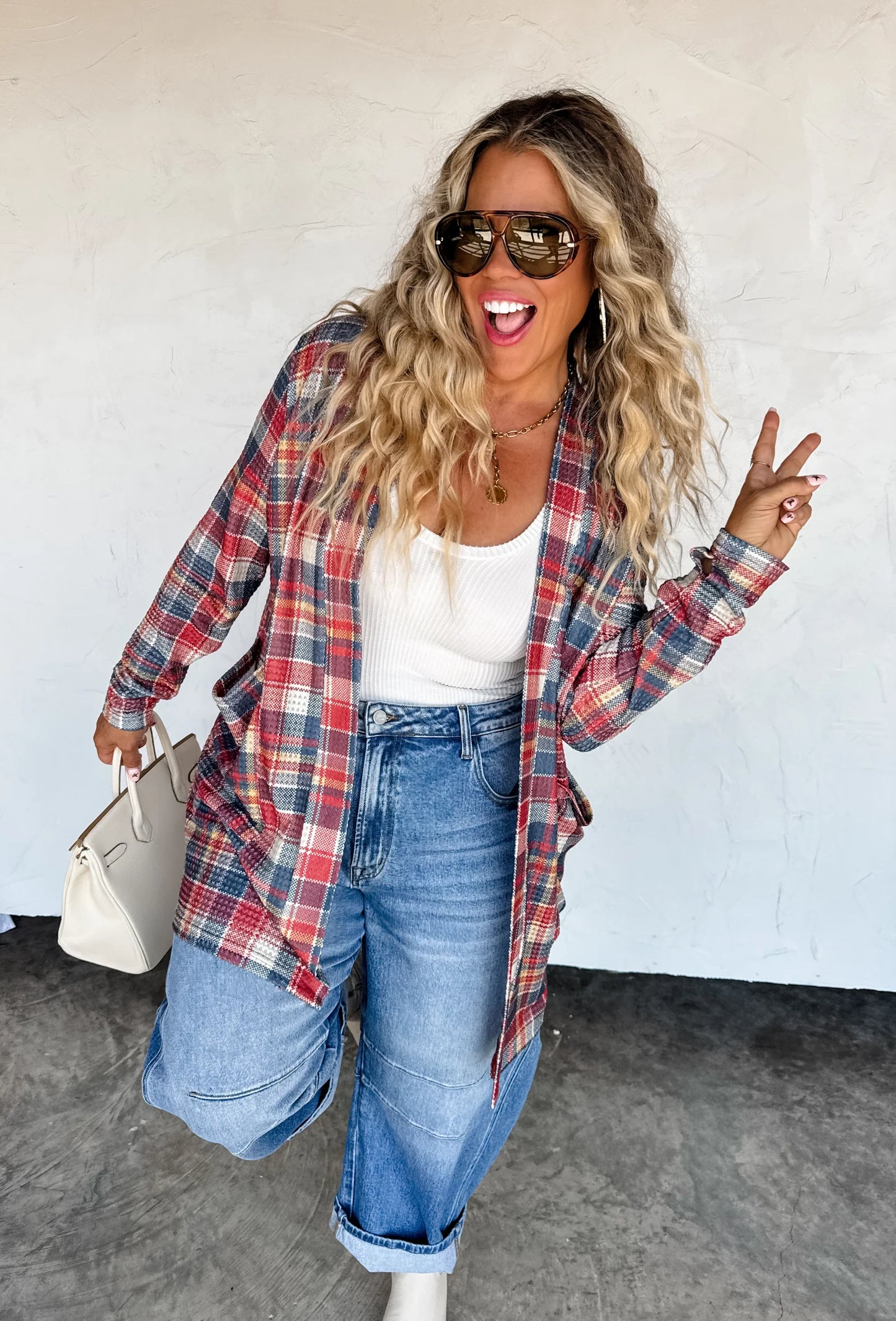Pre Order: Plaid Lola Cardigans