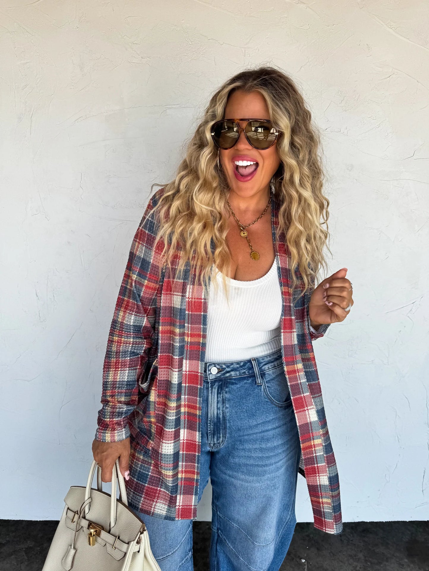 Pre Order: Plaid Lola Cardigans