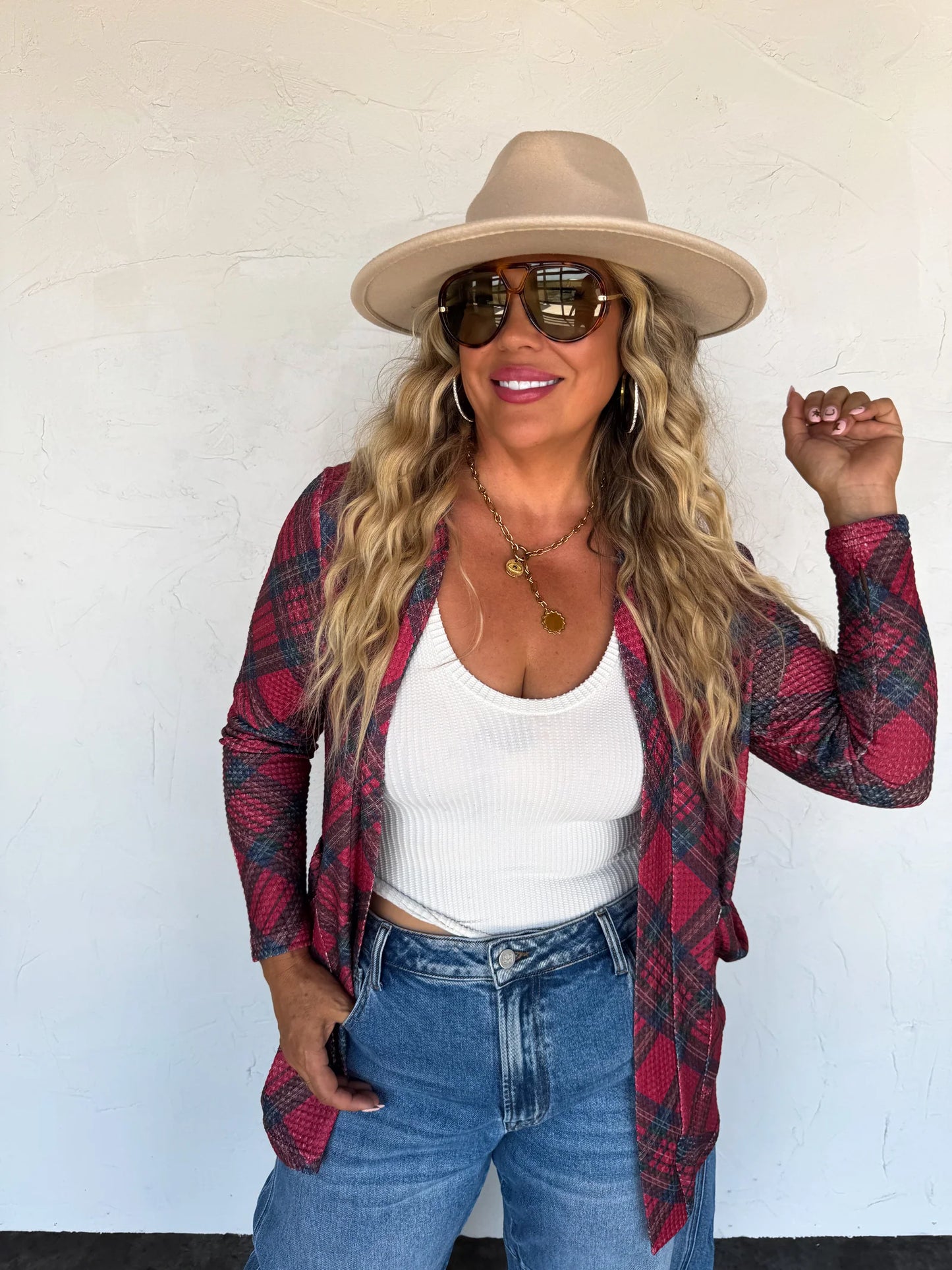 Pre Order: Plaid Lola Cardigans
