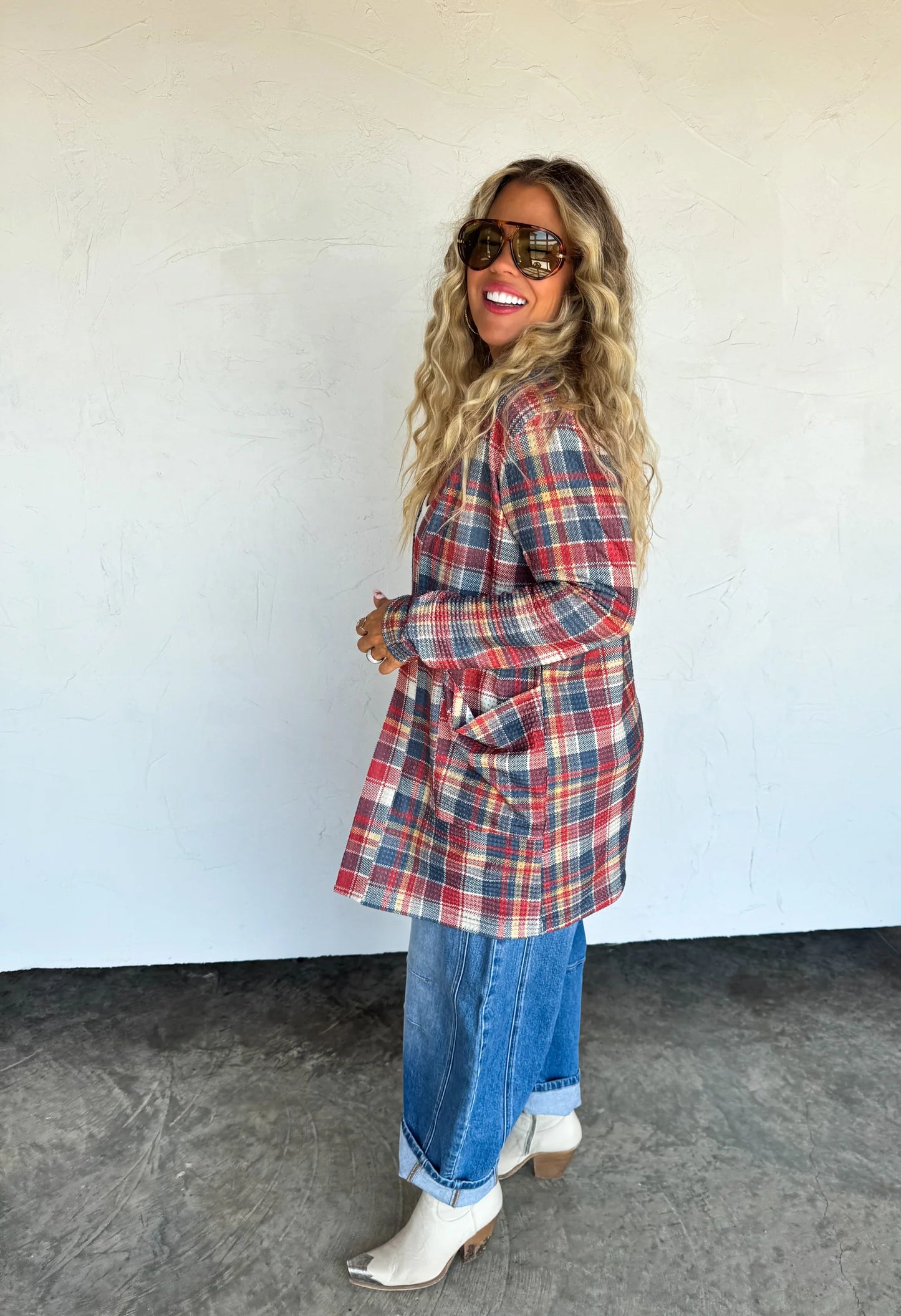 Pre Order: Plaid Lola Cardigans