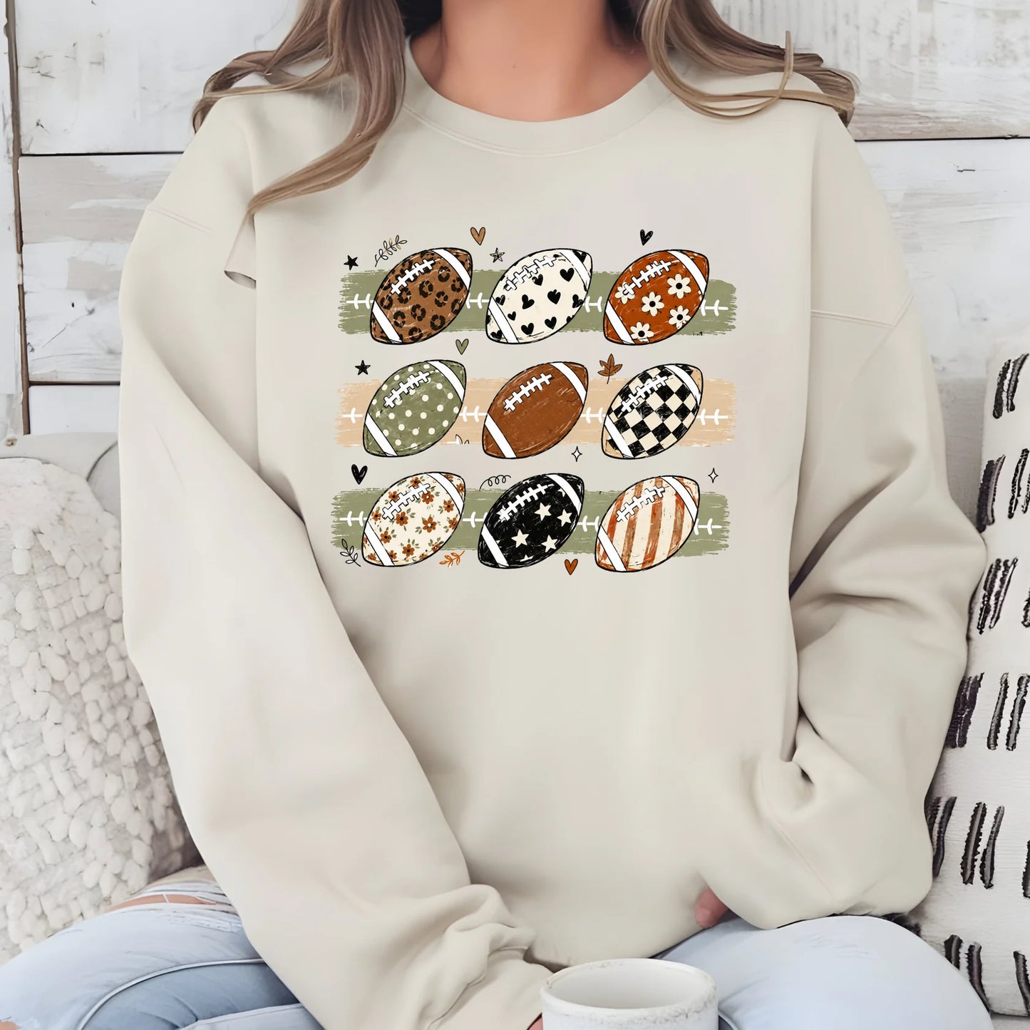 Football Grid Sweatshirt - 3 color options