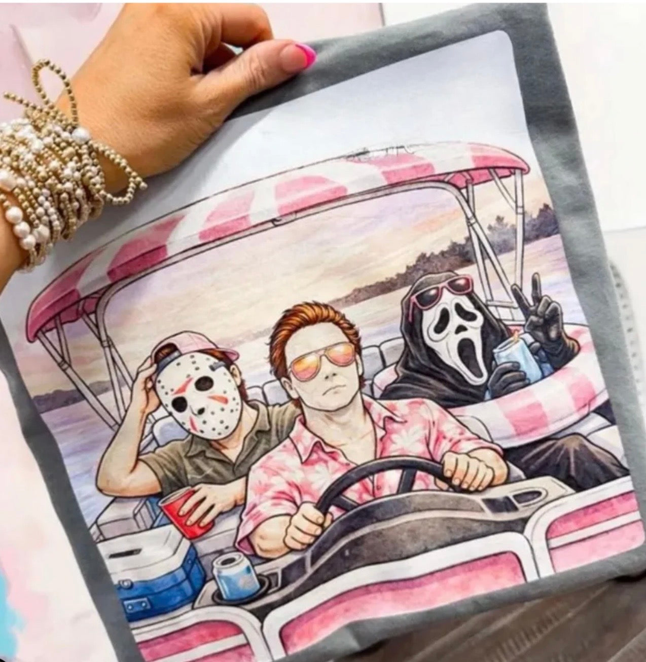 Halloween Lake Vibes Graphic Tee