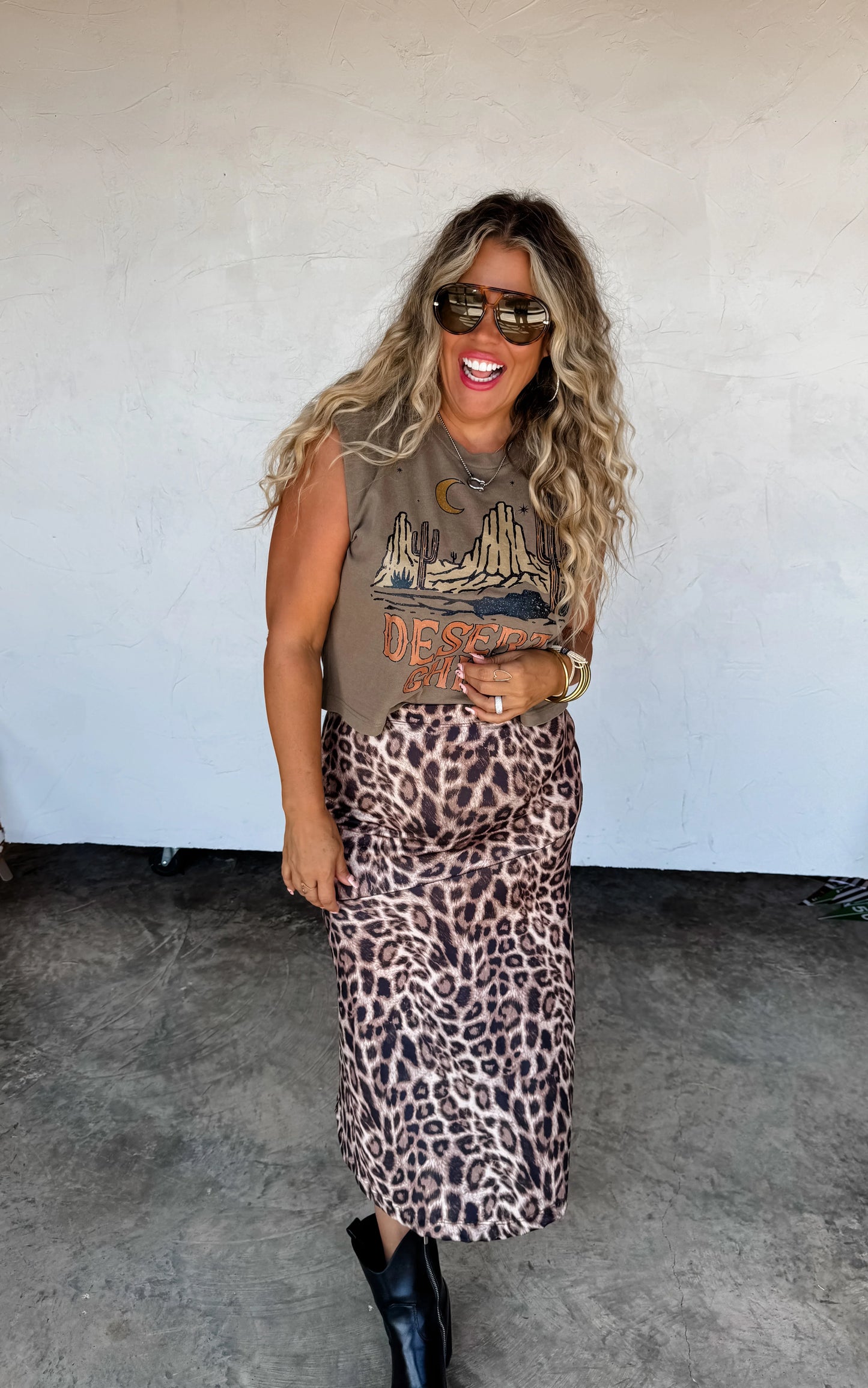 PREORDER- KYLEIGH CHEETAH SKIRT