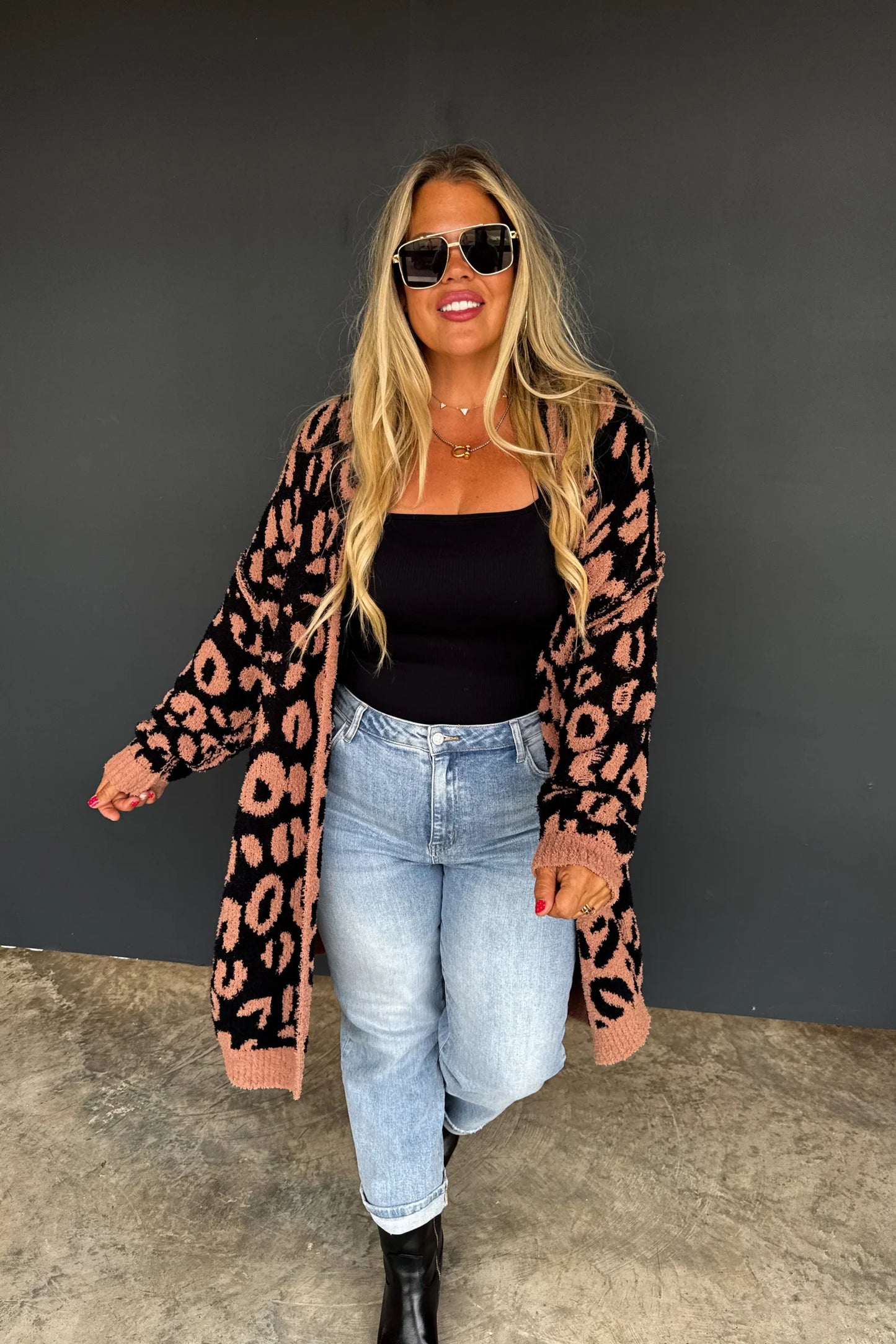 Pre Order - Lightning and Cheetah Cloud Cardigan