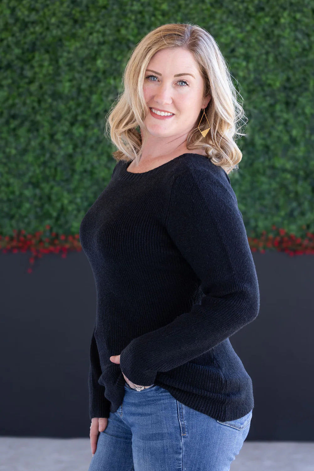 Back Bow Knit Sweater