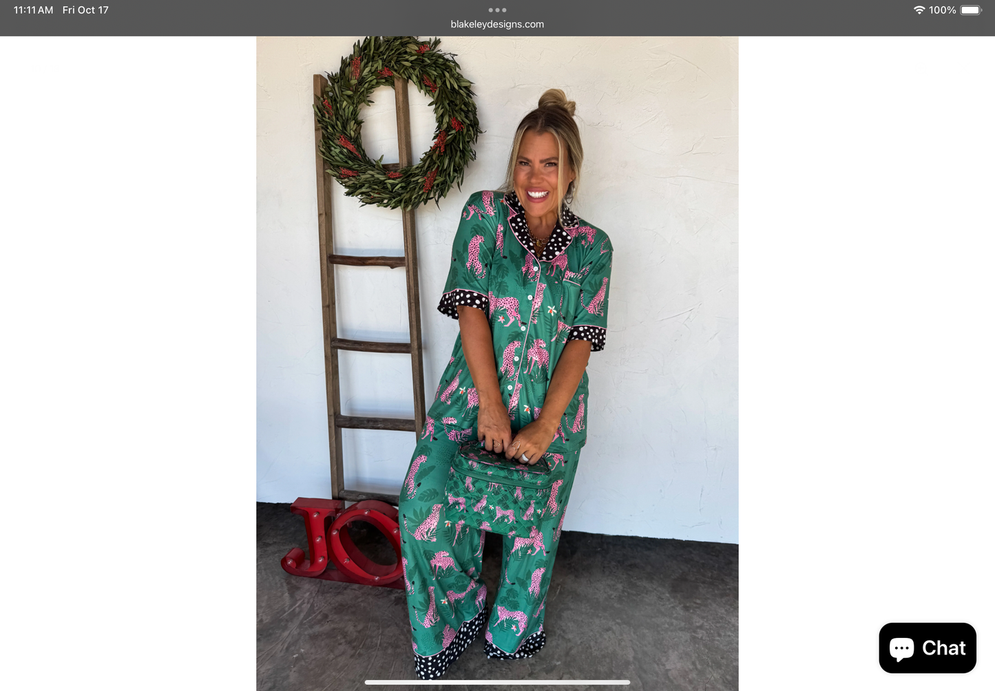 Pre Order: Cheetah and Leopard Star Luxe PJ Set