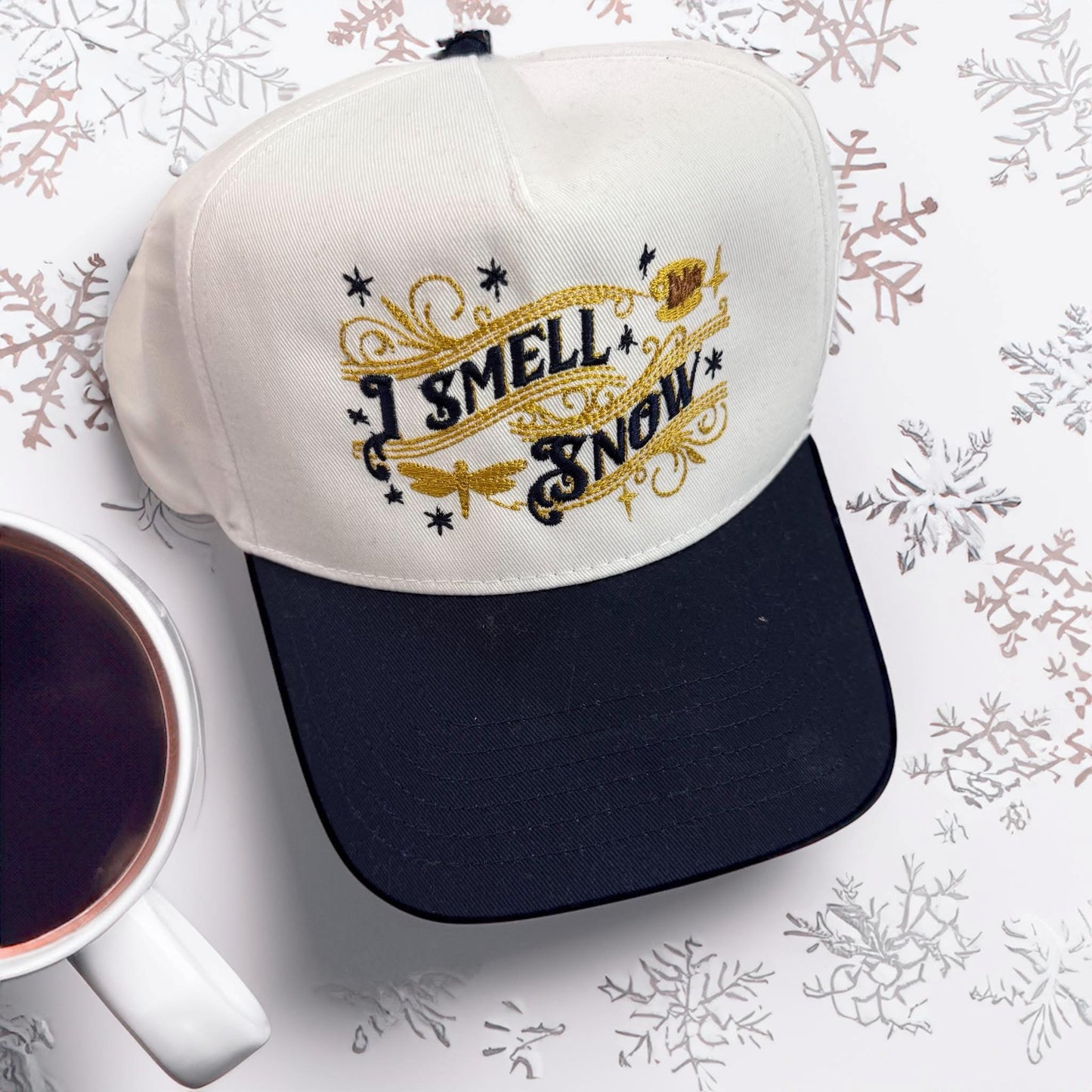 I Smell Snow Embroidered Hat