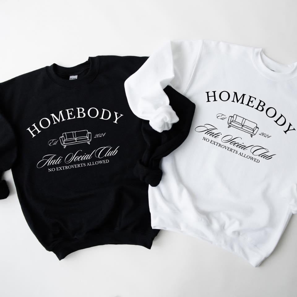 Homebody Anti Social Club Graphic Tee or Sweatshirt