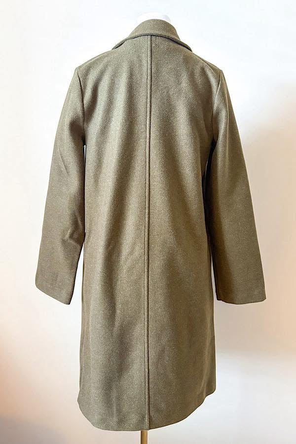 Olive Mid-Length Coat