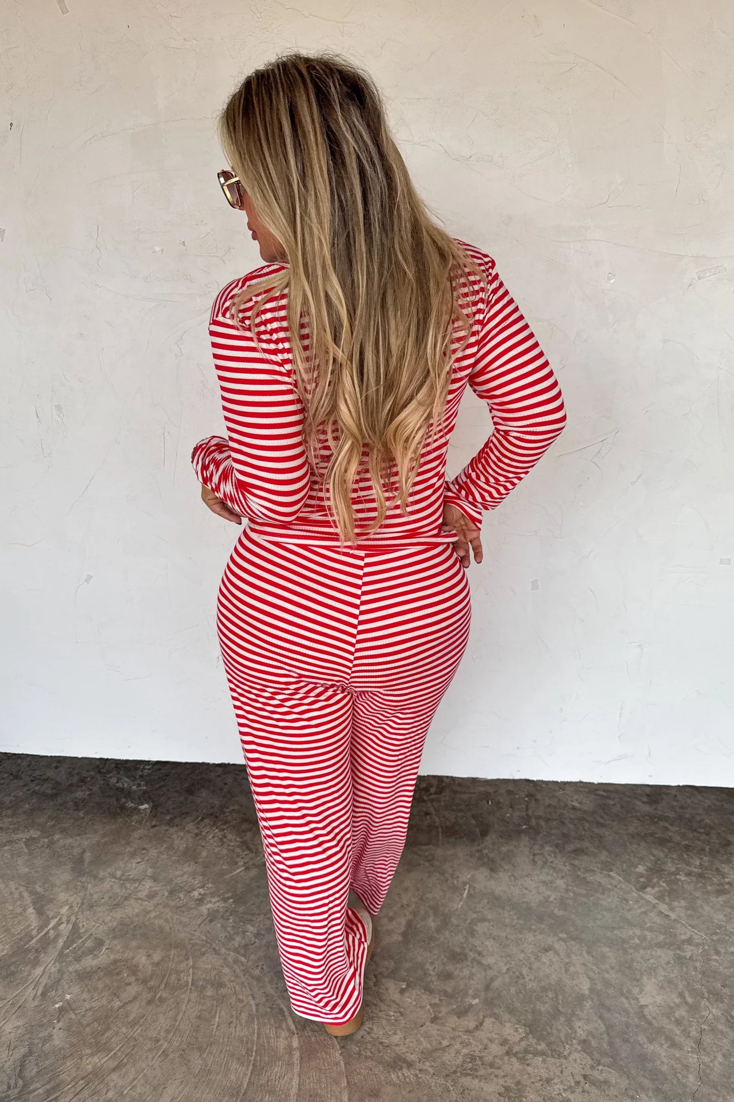 Pre Order: Haddie Stripe Lounge Set **Limited Qtys**