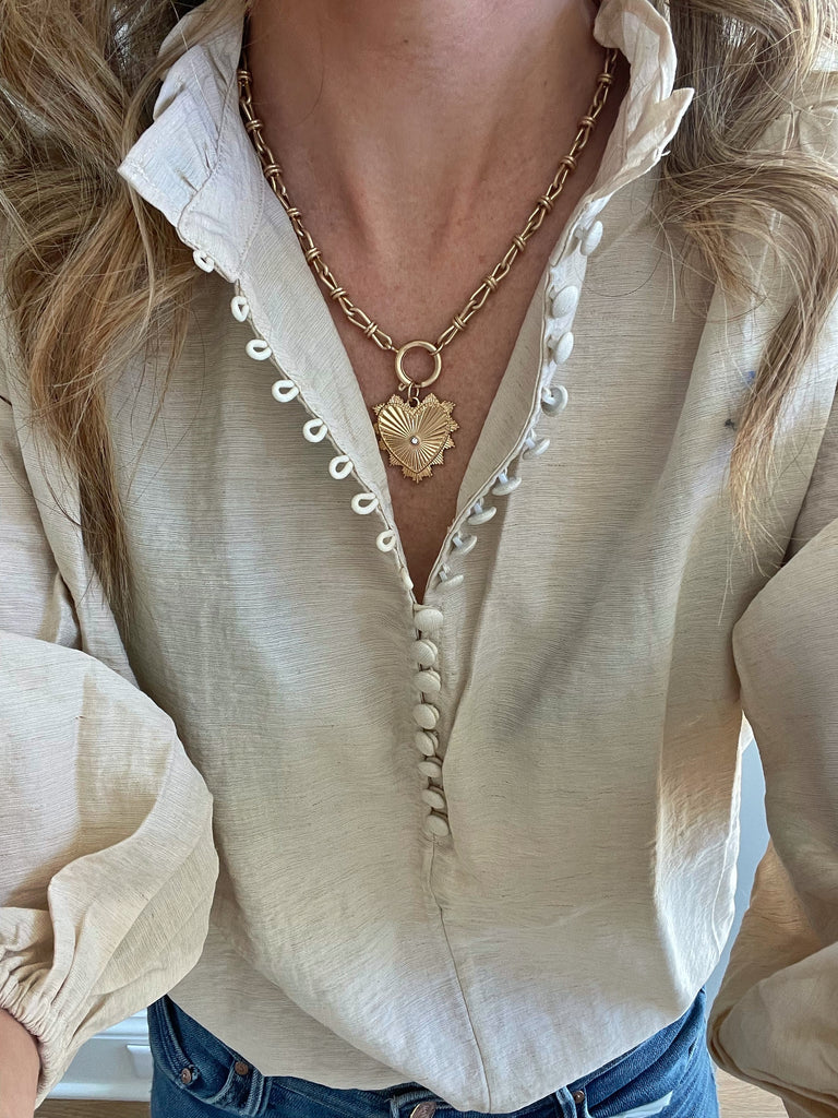 Love and Luck Gratitude Charm Necklace