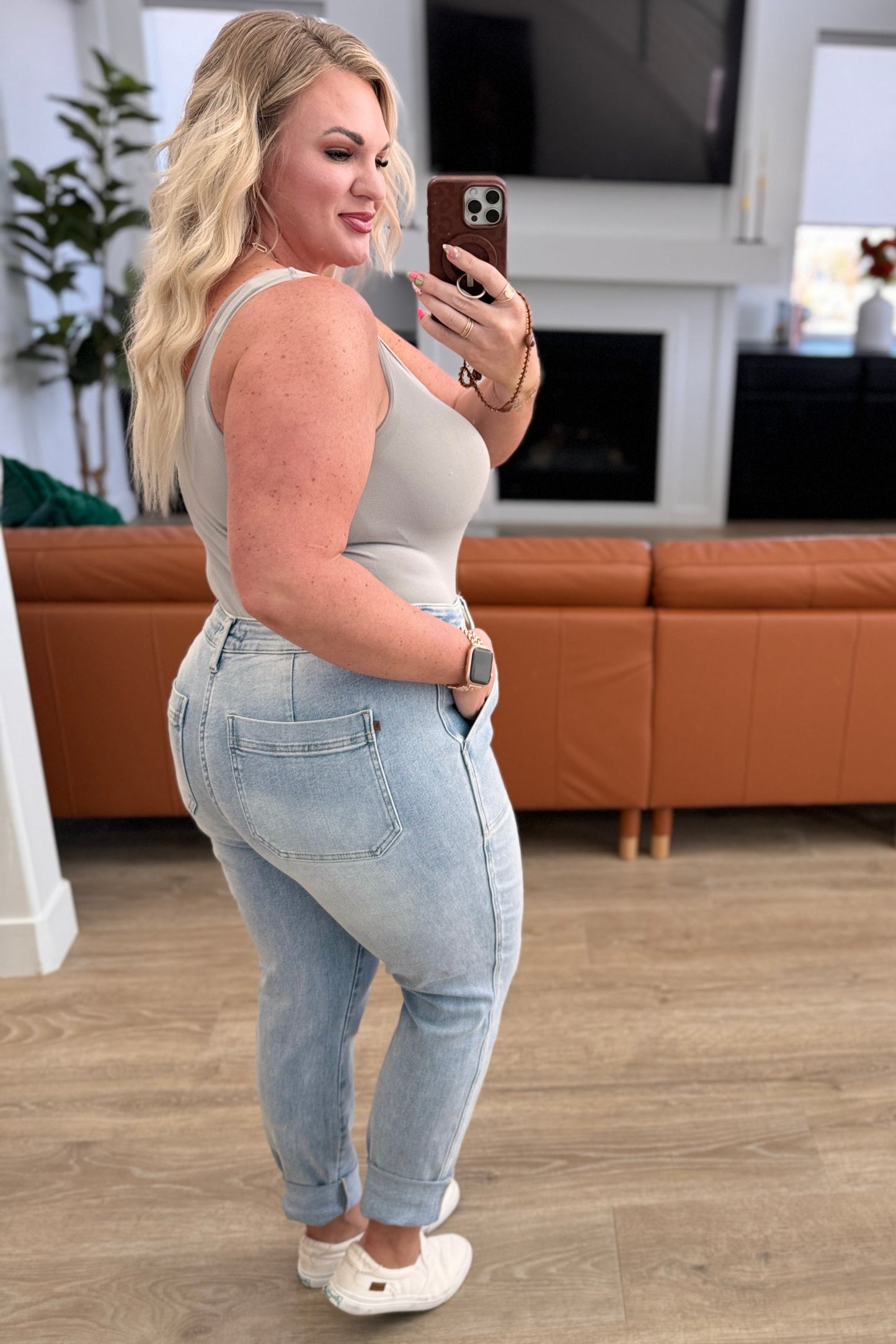 Judy Blue Rise Vintage Denim Jogger