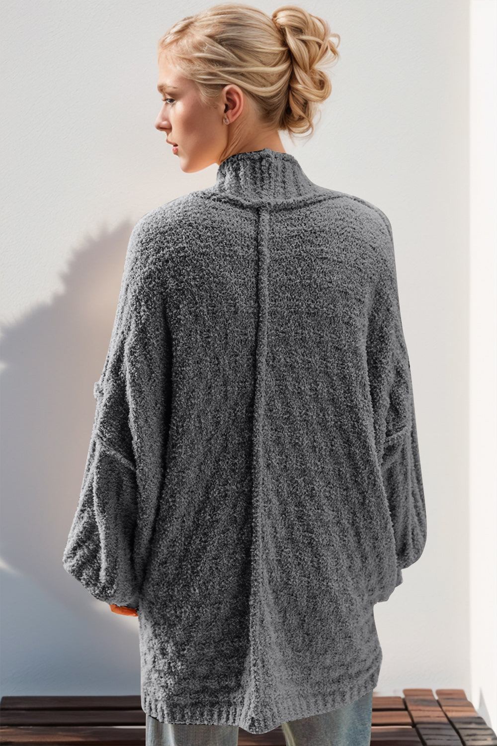 Open Front Long Sleeve Cardigan - 9 color options