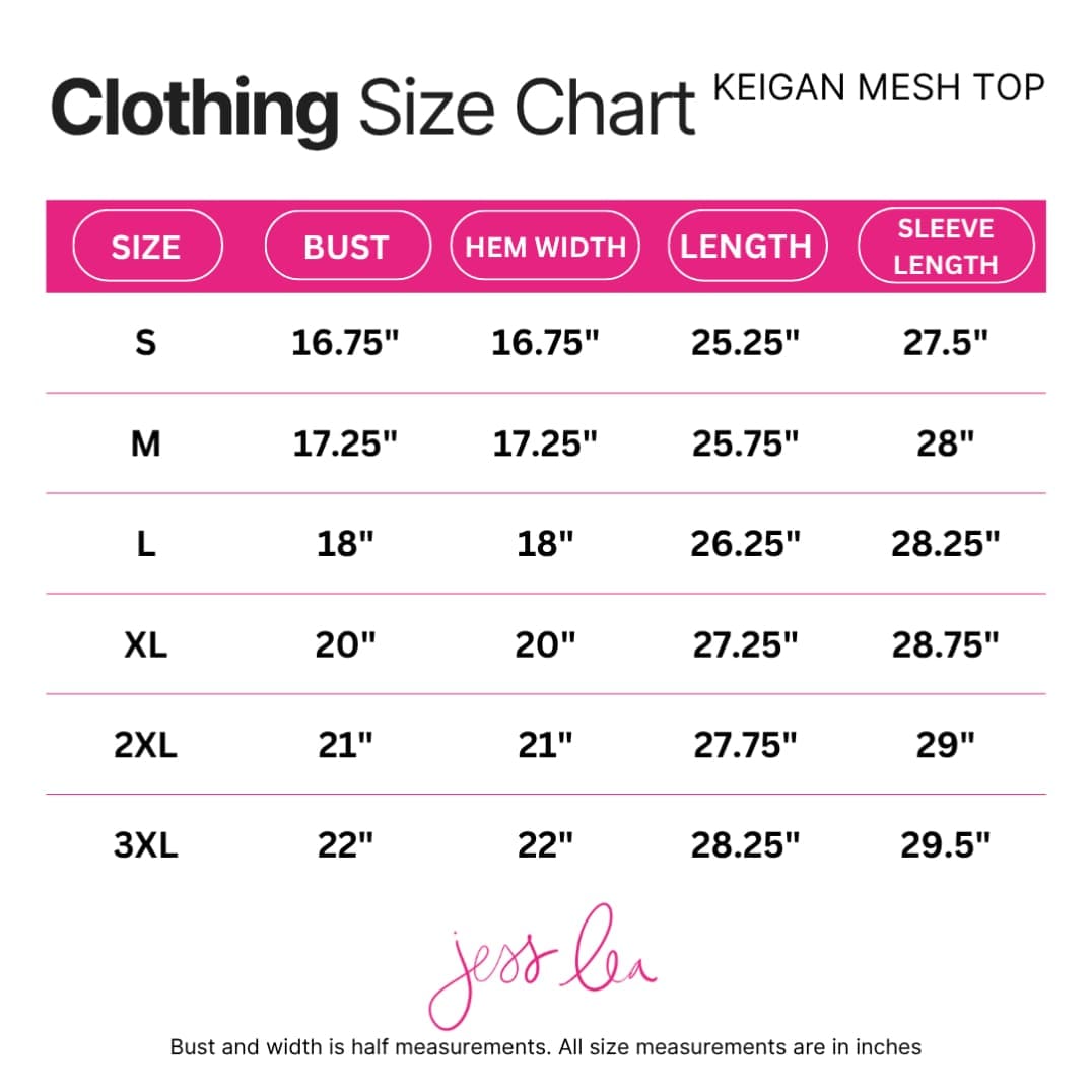 Keigan Mesh Top- Ghost