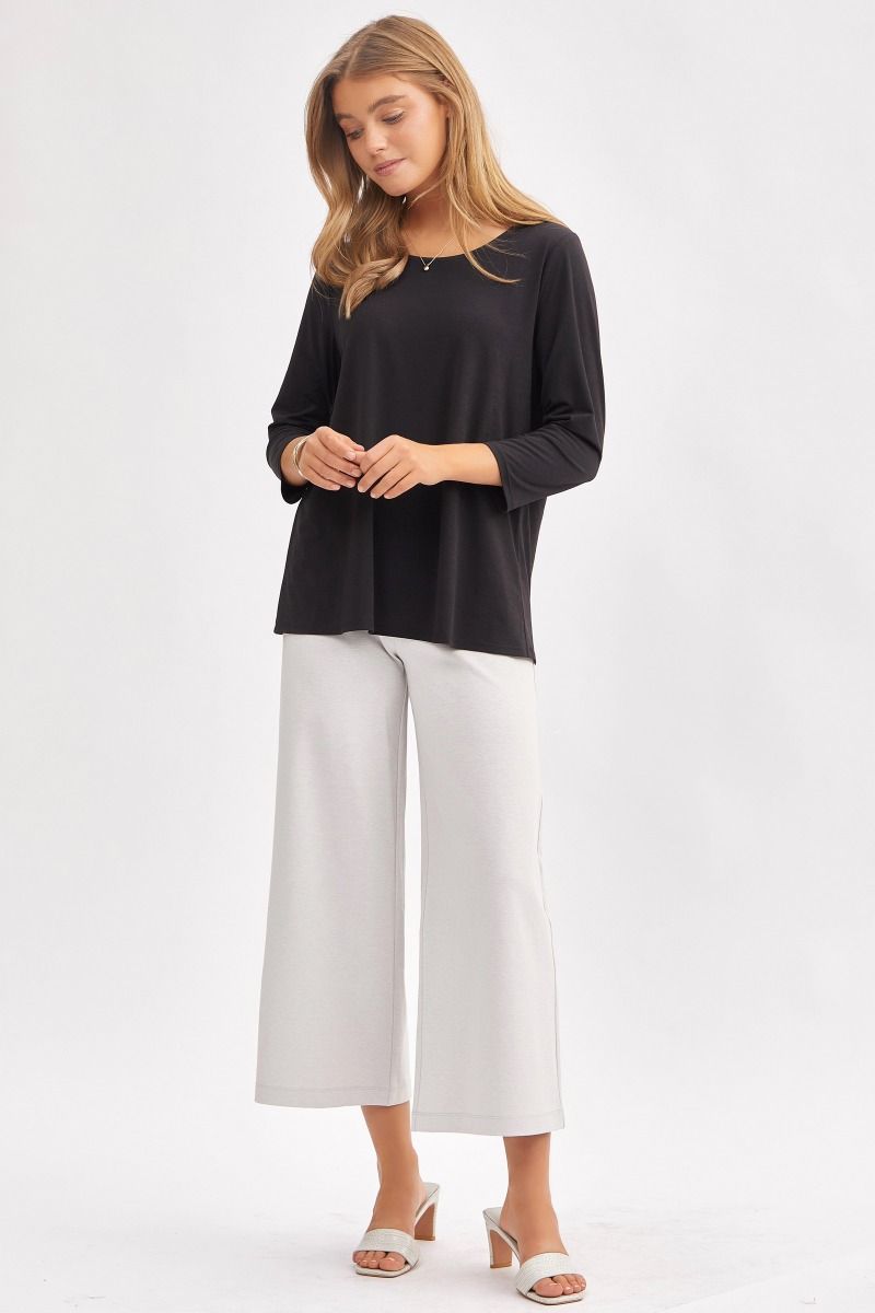 Classic Round Neck Top - 7 color options