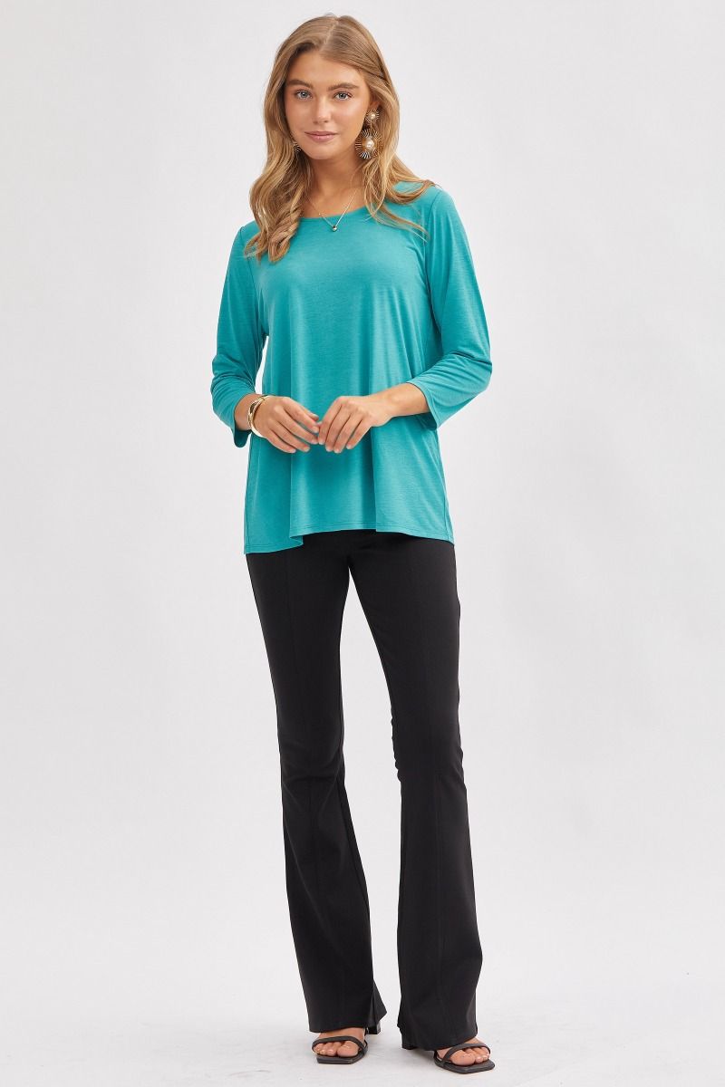 Classic Round Neck Top - 7 color options