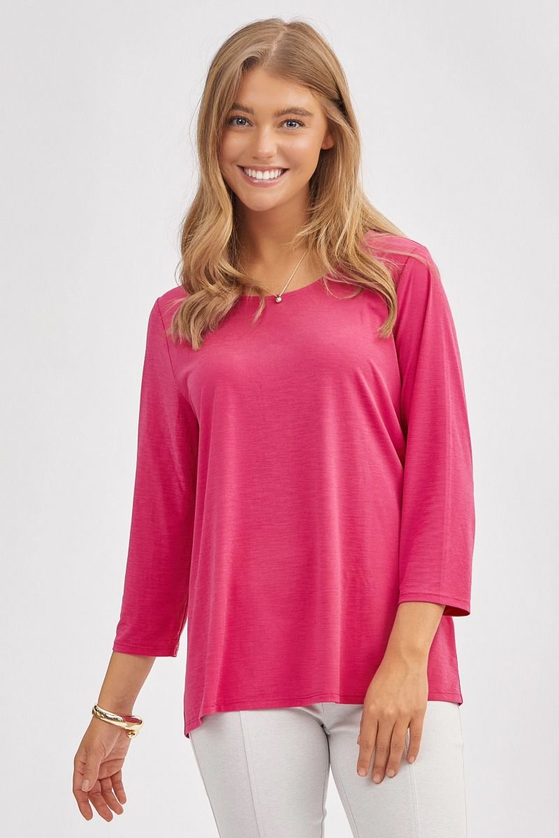 Classic Round Neck Top - 7 color options