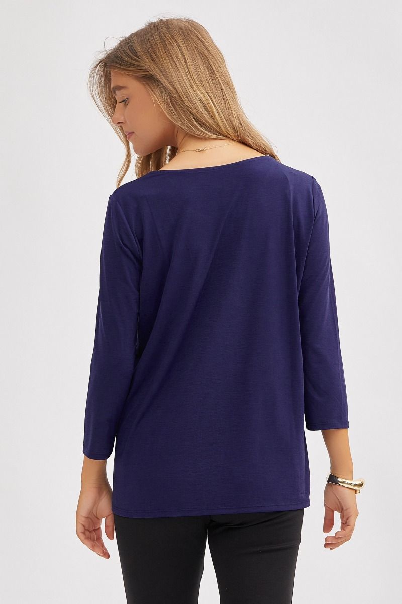 Classic Round Neck Top - 7 color options