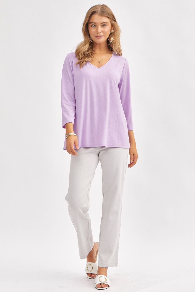 Classic V-Neck Top - 8 color options