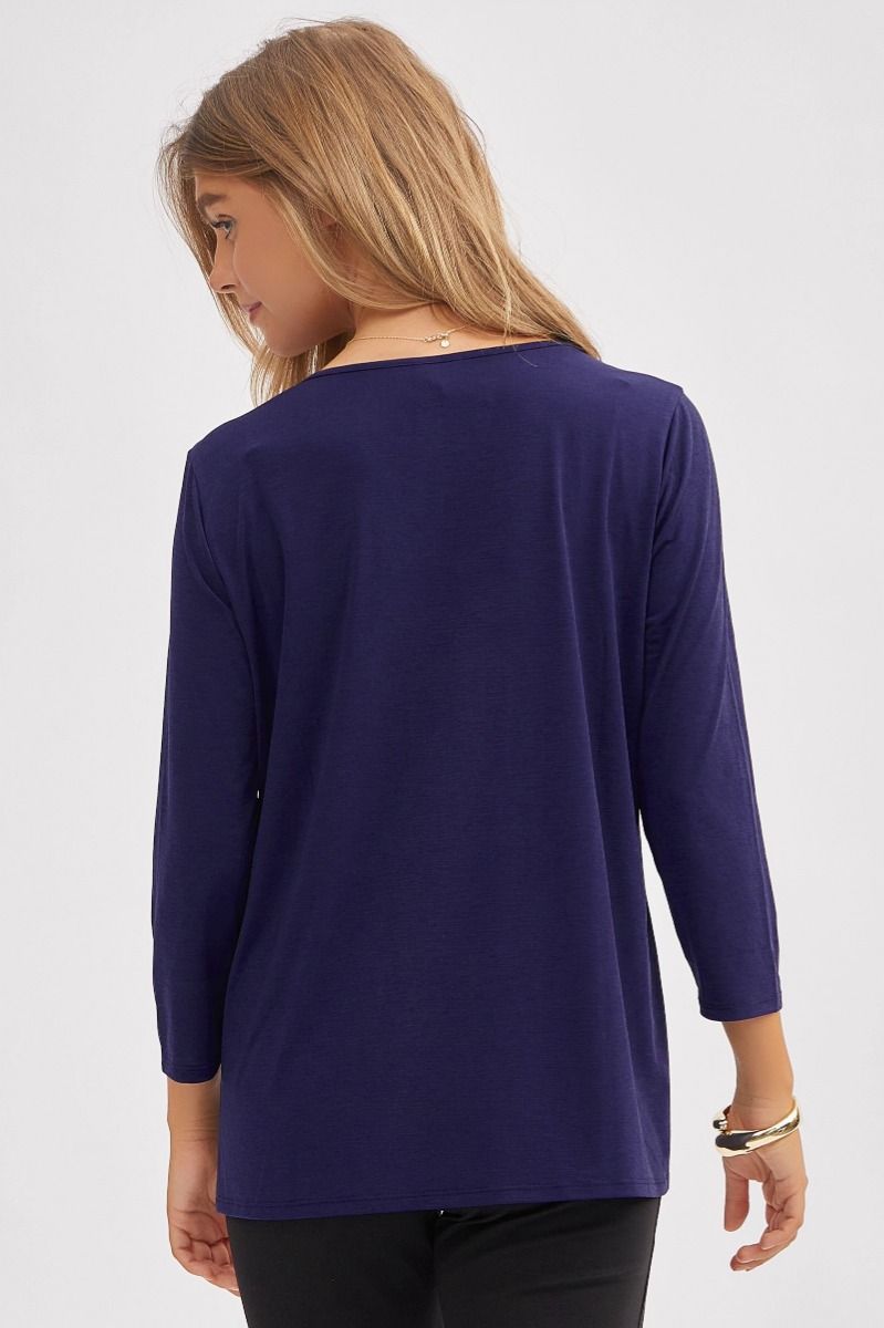 Classic V-Neck Top - 8 color options