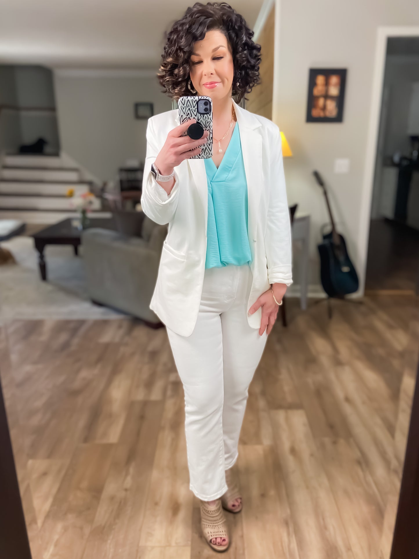 The Perfect White Blazer
