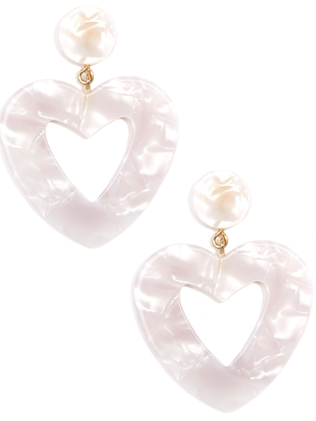 Heart Drop Earrings