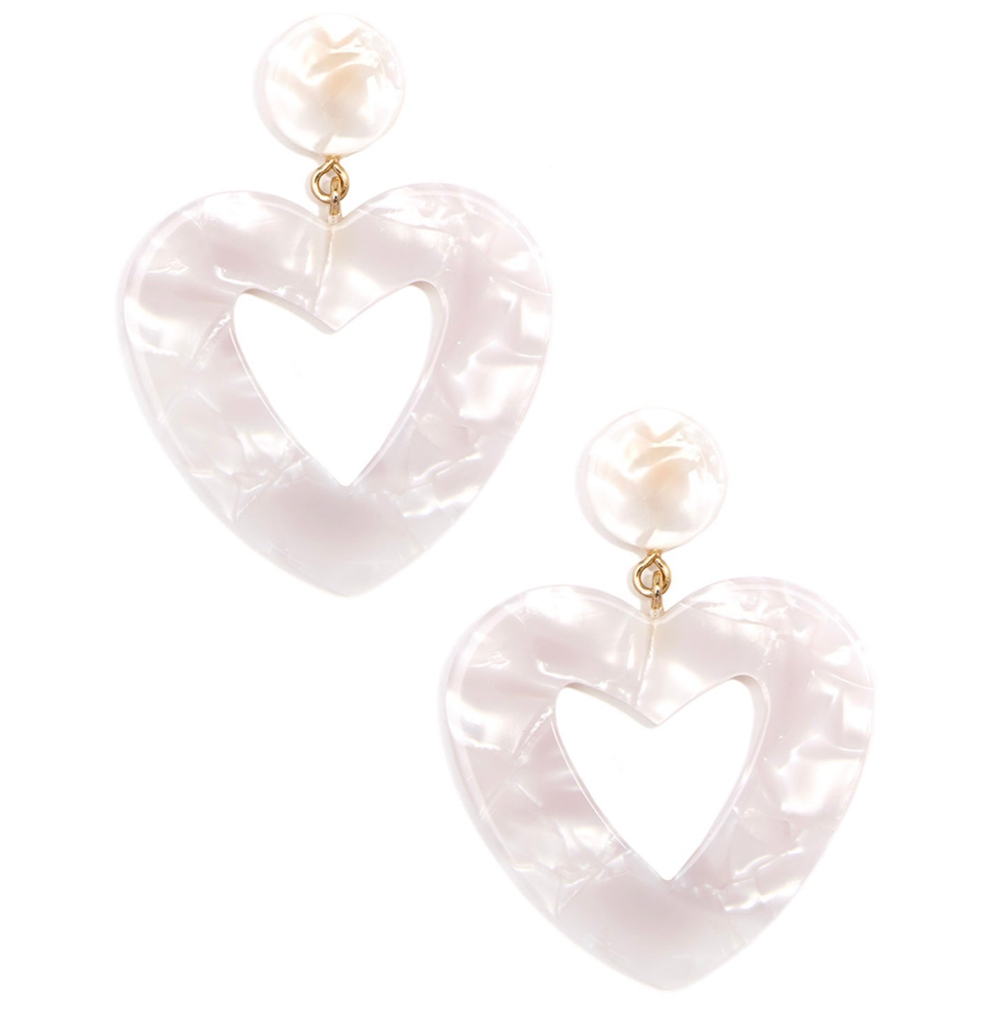 Heart Drop Earrings