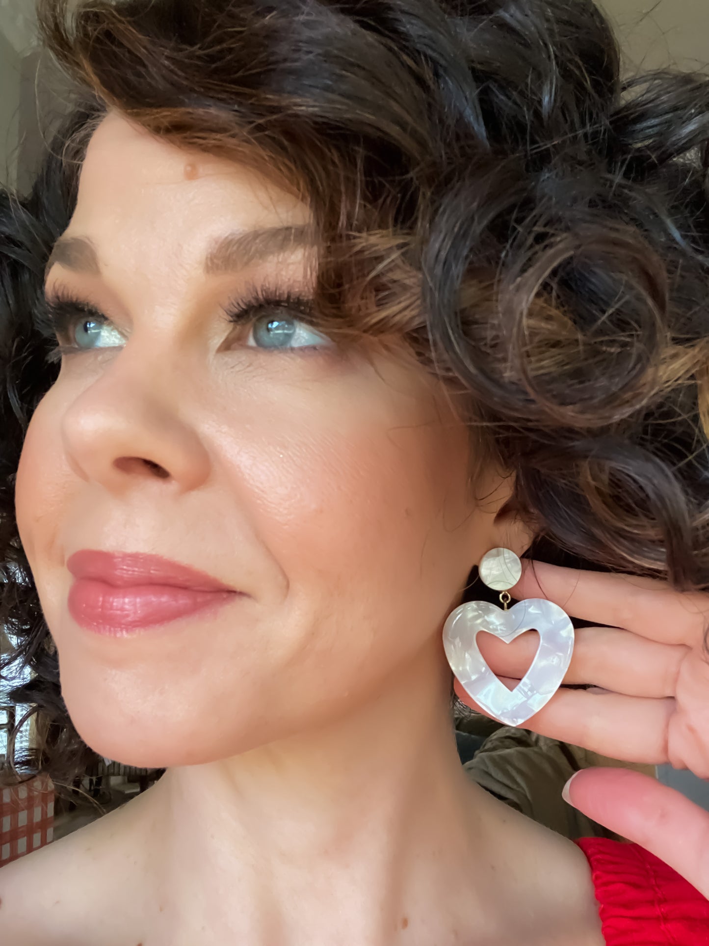 Heart Drop Earrings