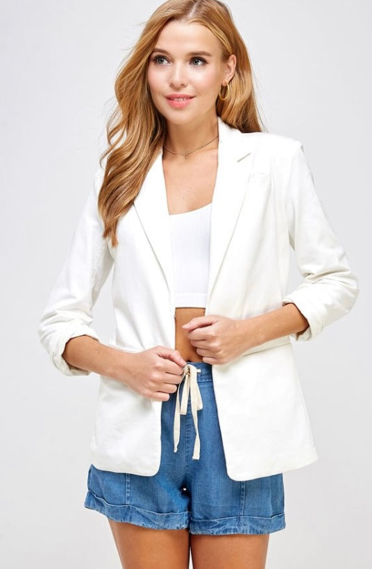 The Perfect White Blazer