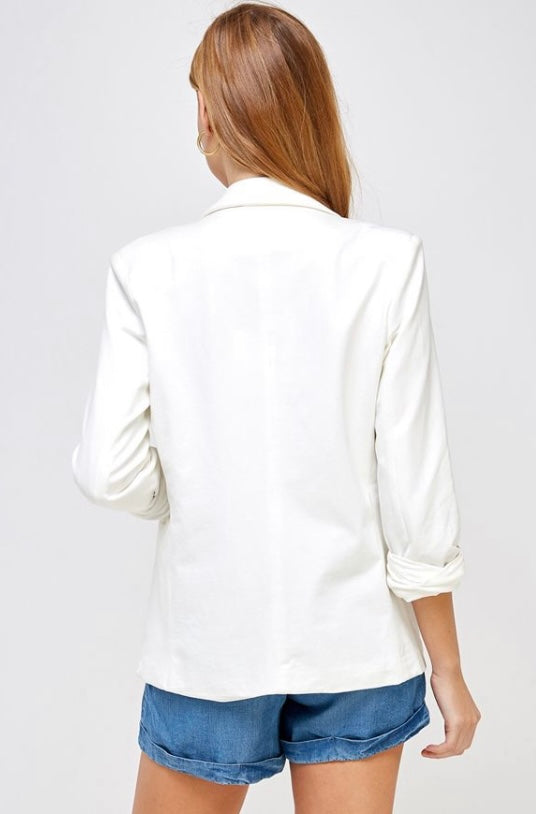 The Perfect White Blazer