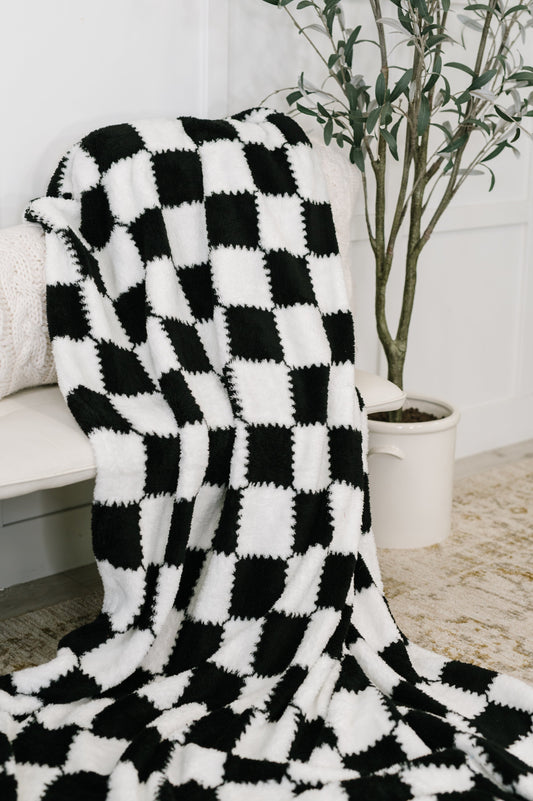 Cookies & Cream Checks Blanket