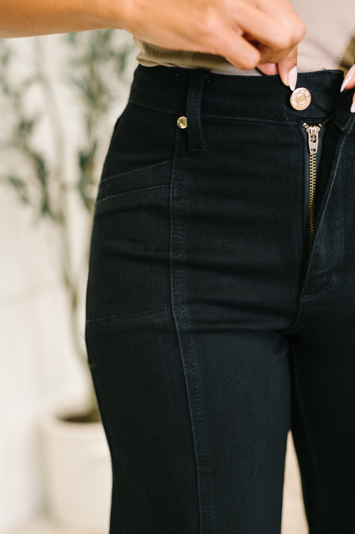 Judy Blue Dark Wash High Waist Retro Wide Jeans