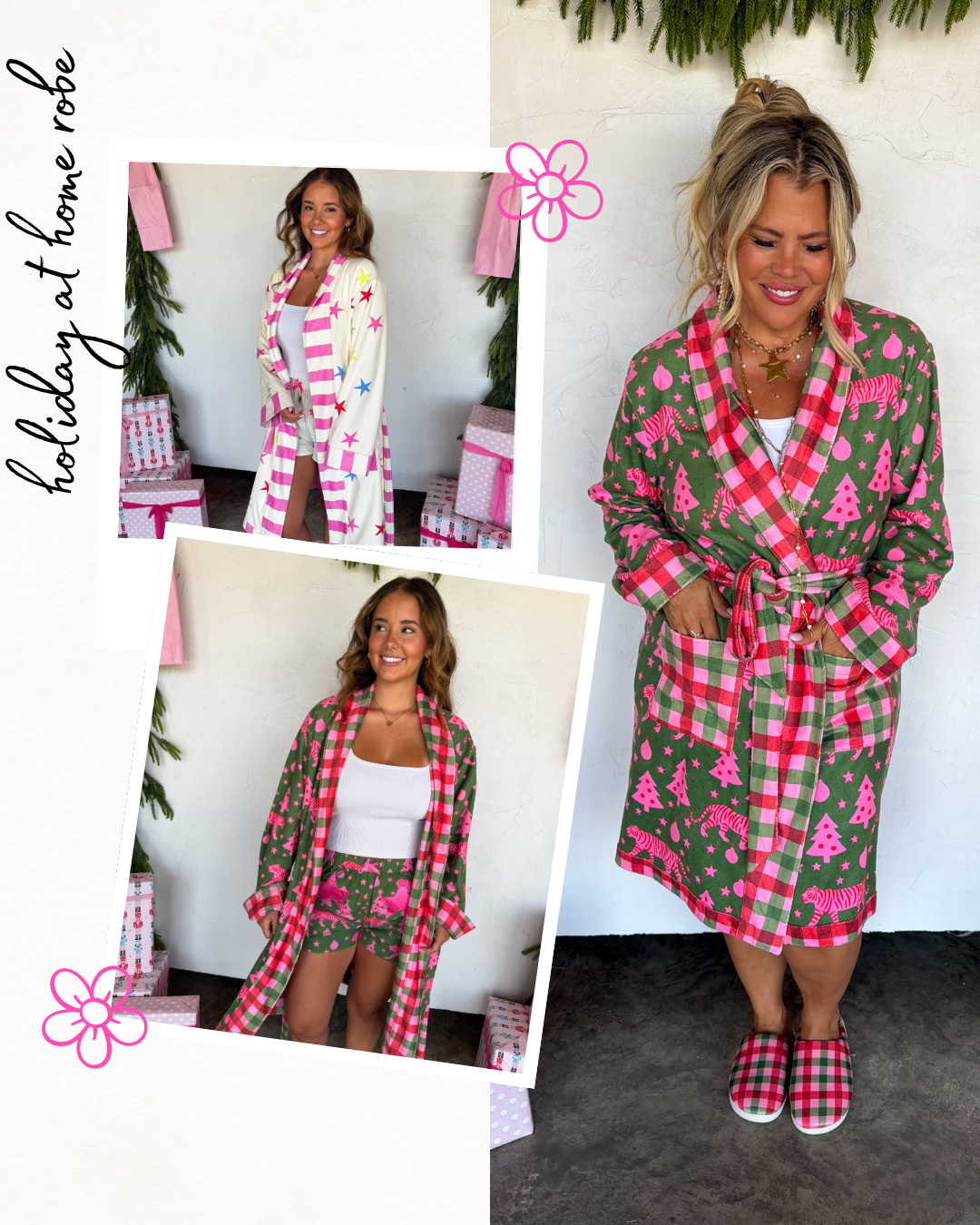 PRE ORDER: Holiday at Home Robe