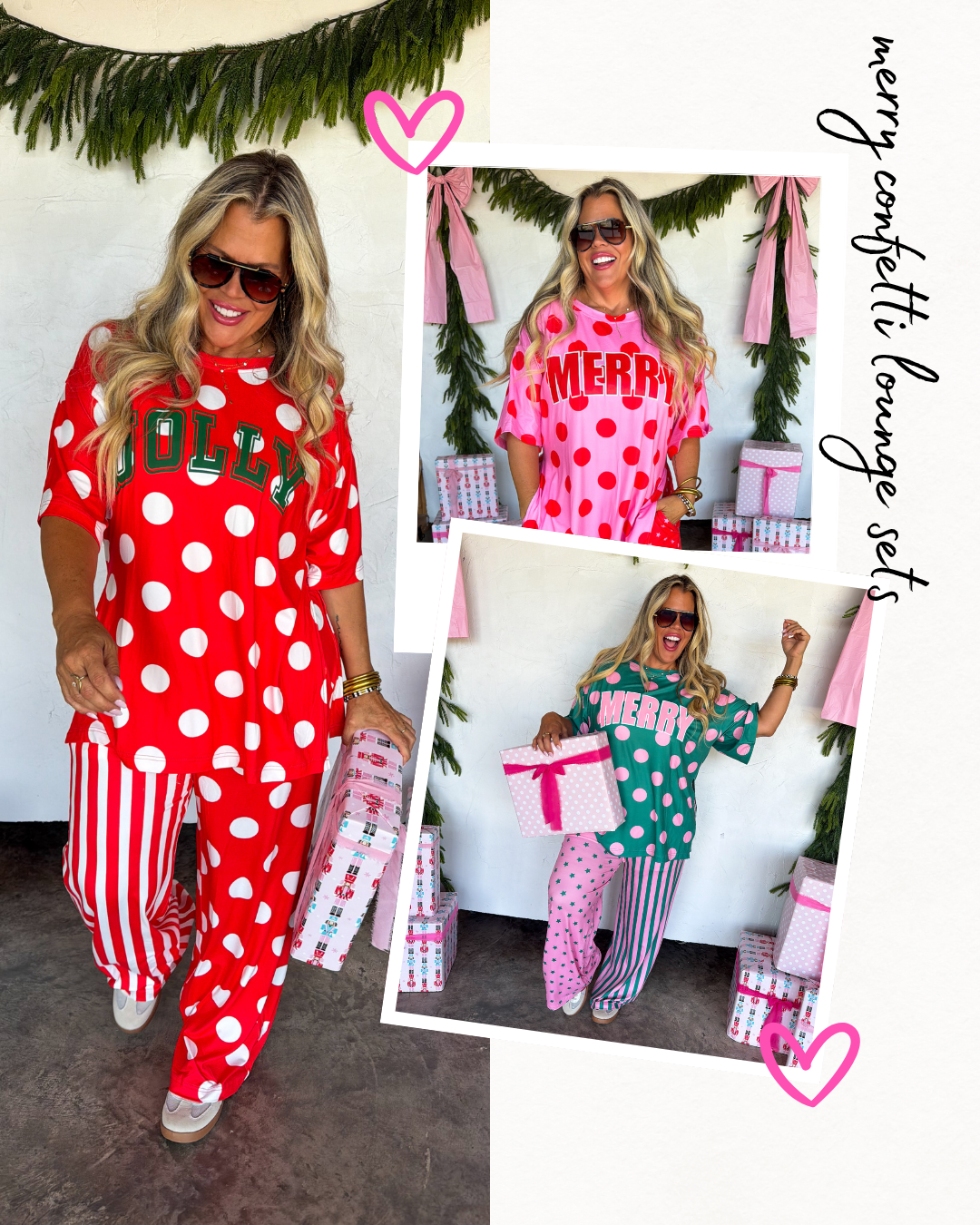 PRE ORDER: Merry Confetti Lounge Sets