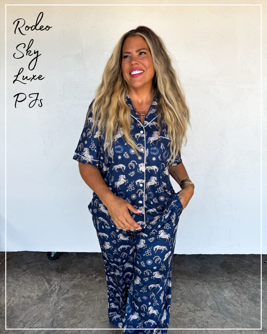 Pre Order: Rodeo Sky Luxe PJ Set